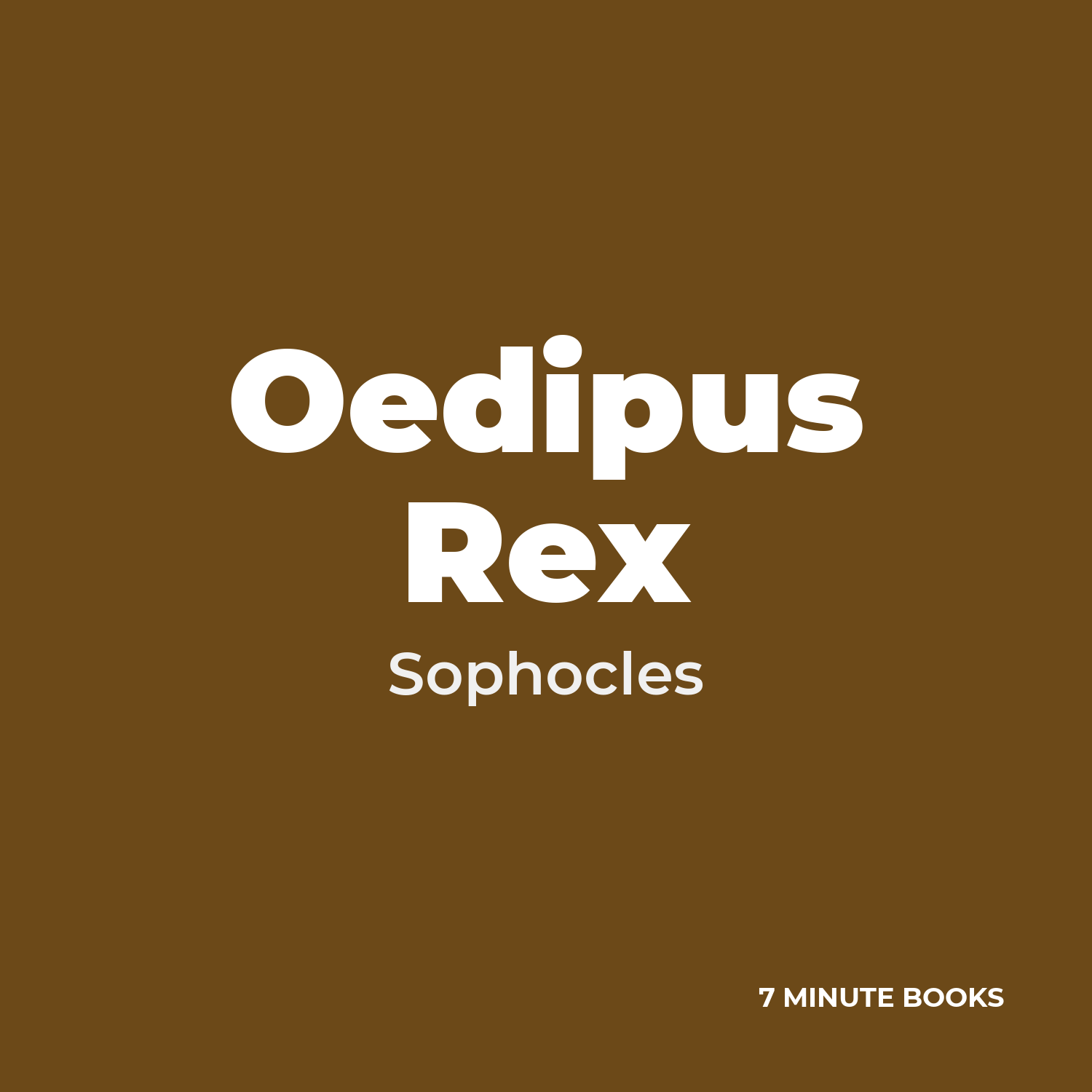 Oedipus Rex cover