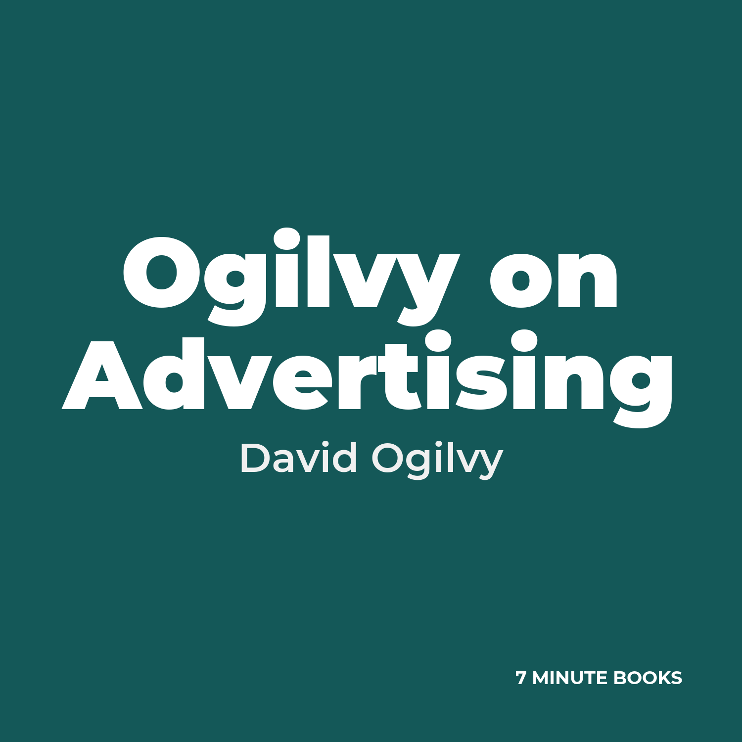Ogilvy on Advertising cover