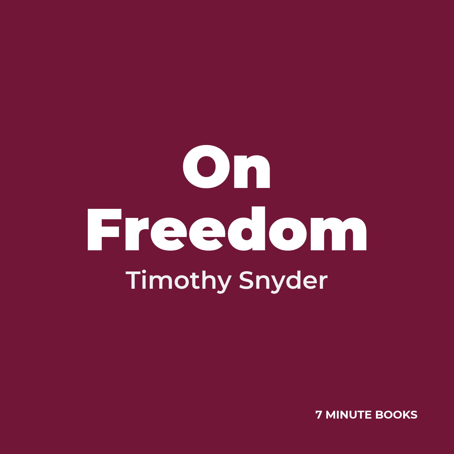 On Freedom cover