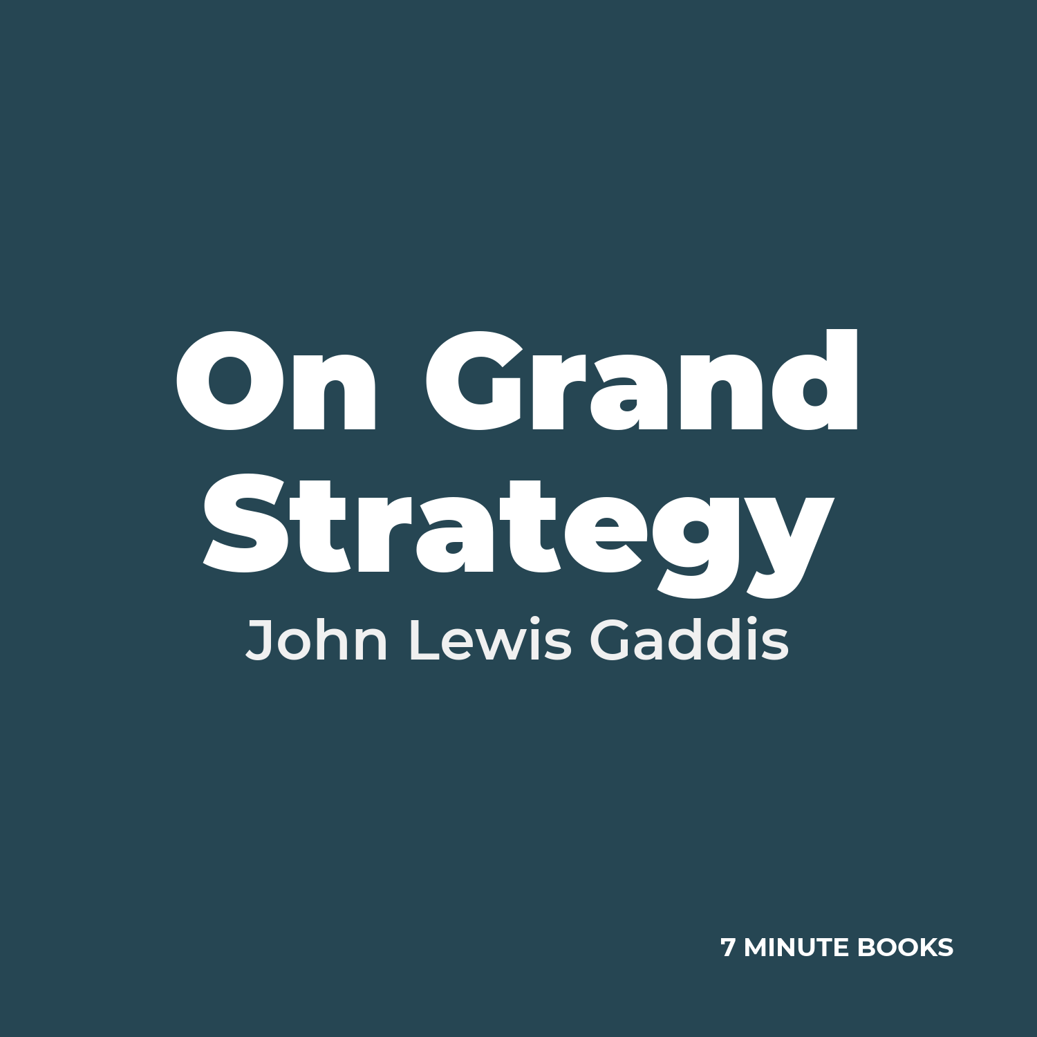 On Grand Strategy cover