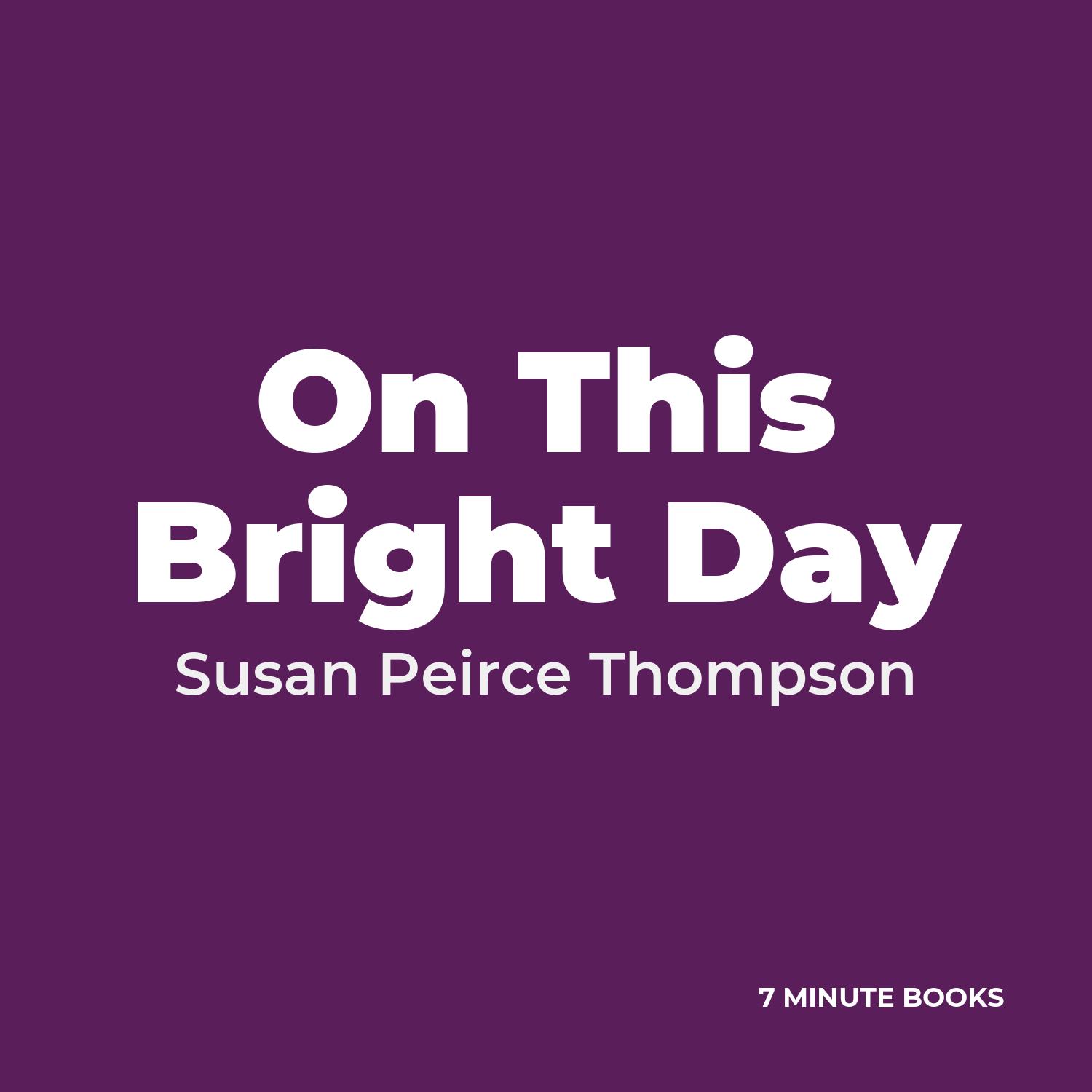 On This Bright Day cover