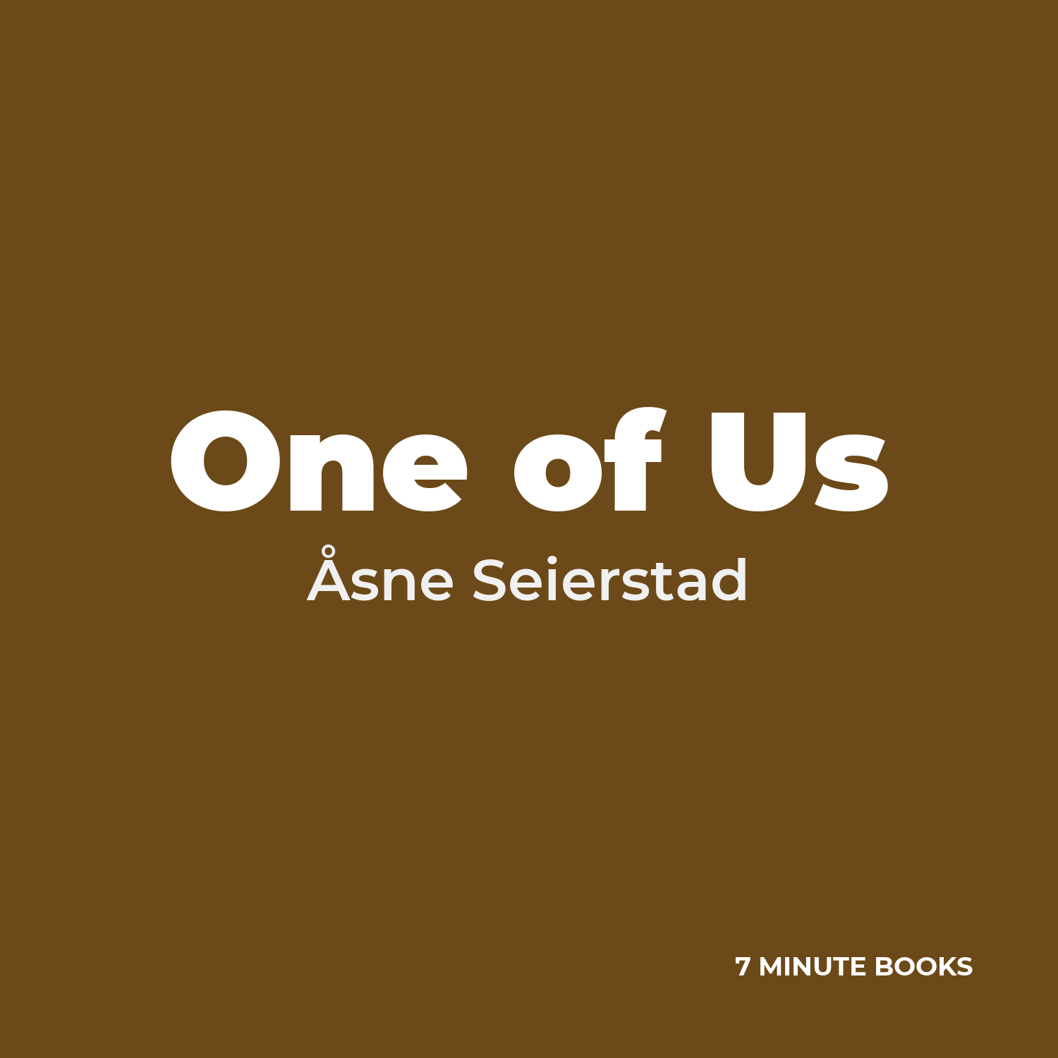 One of Us cover