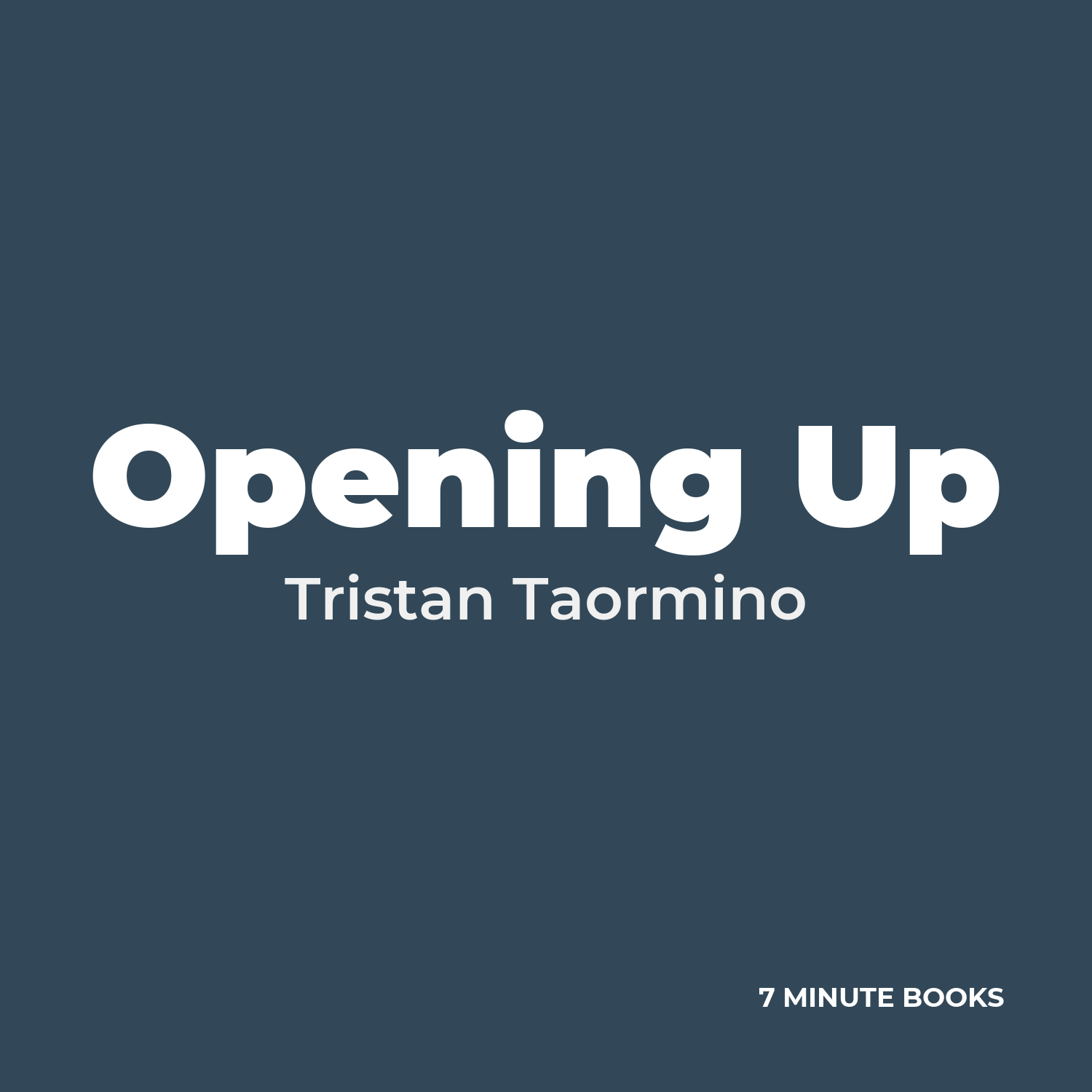 Opening Up cover