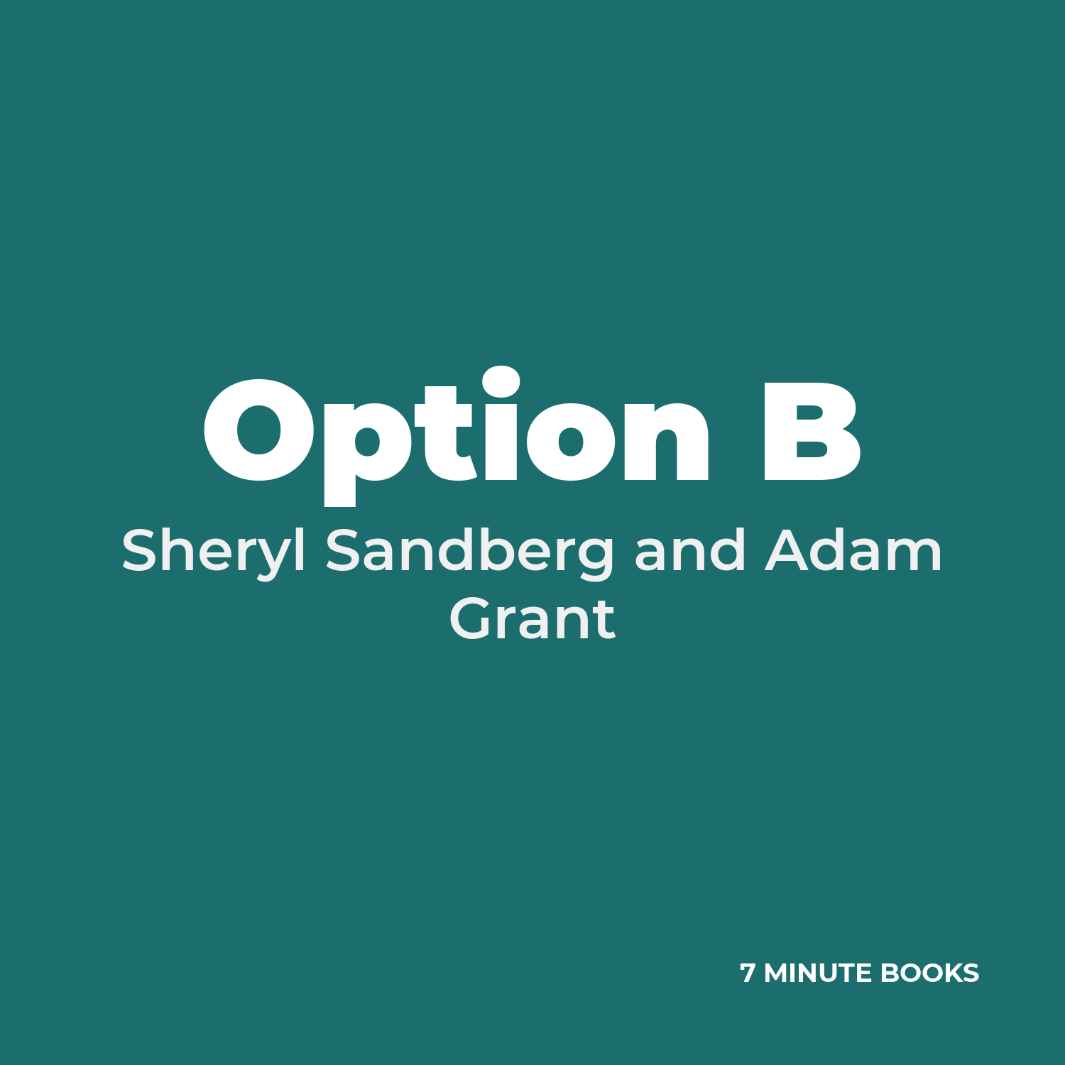 Option B cover