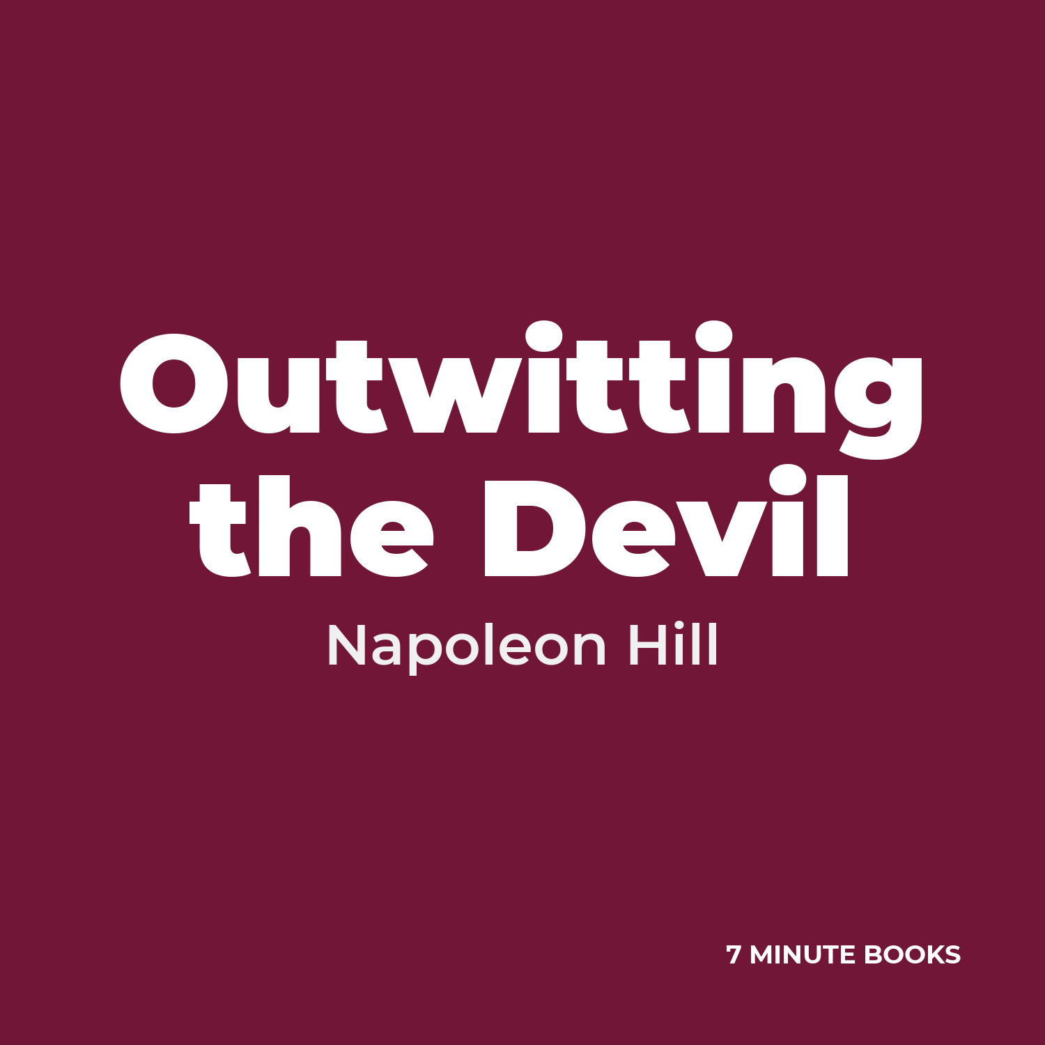 Outwitting the Devil cover