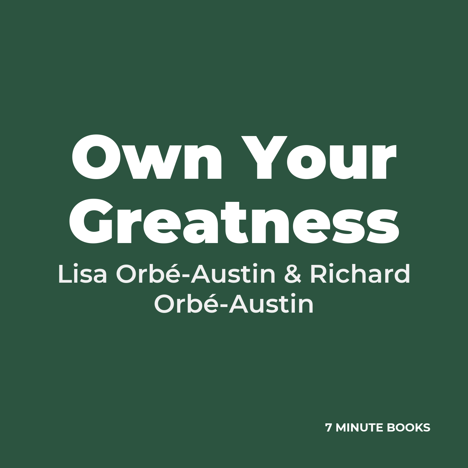 Own Your Greatness cover