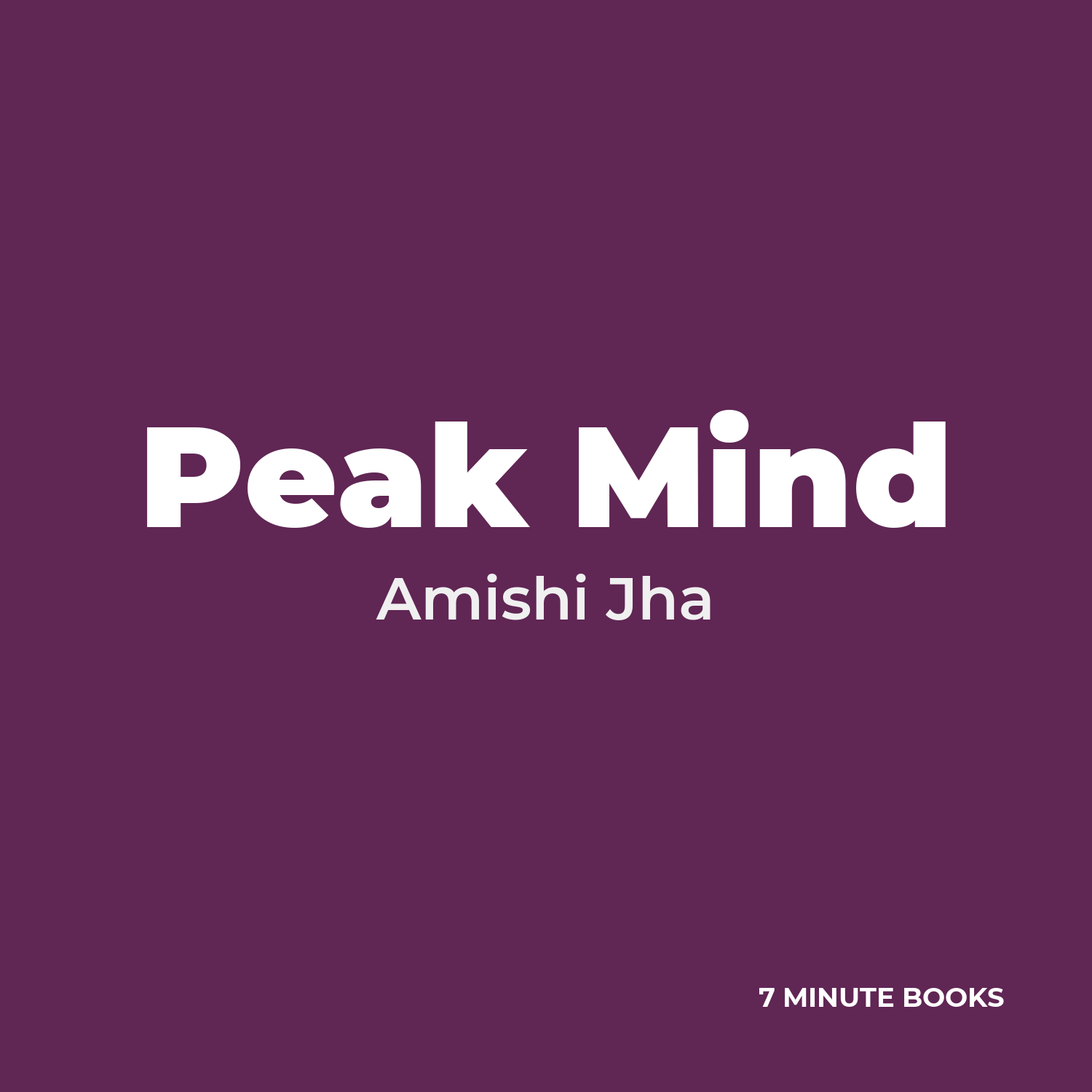 Peak Mind cover