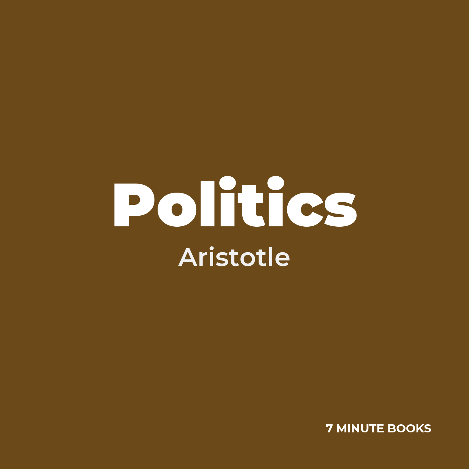 Politics — by Aristotle