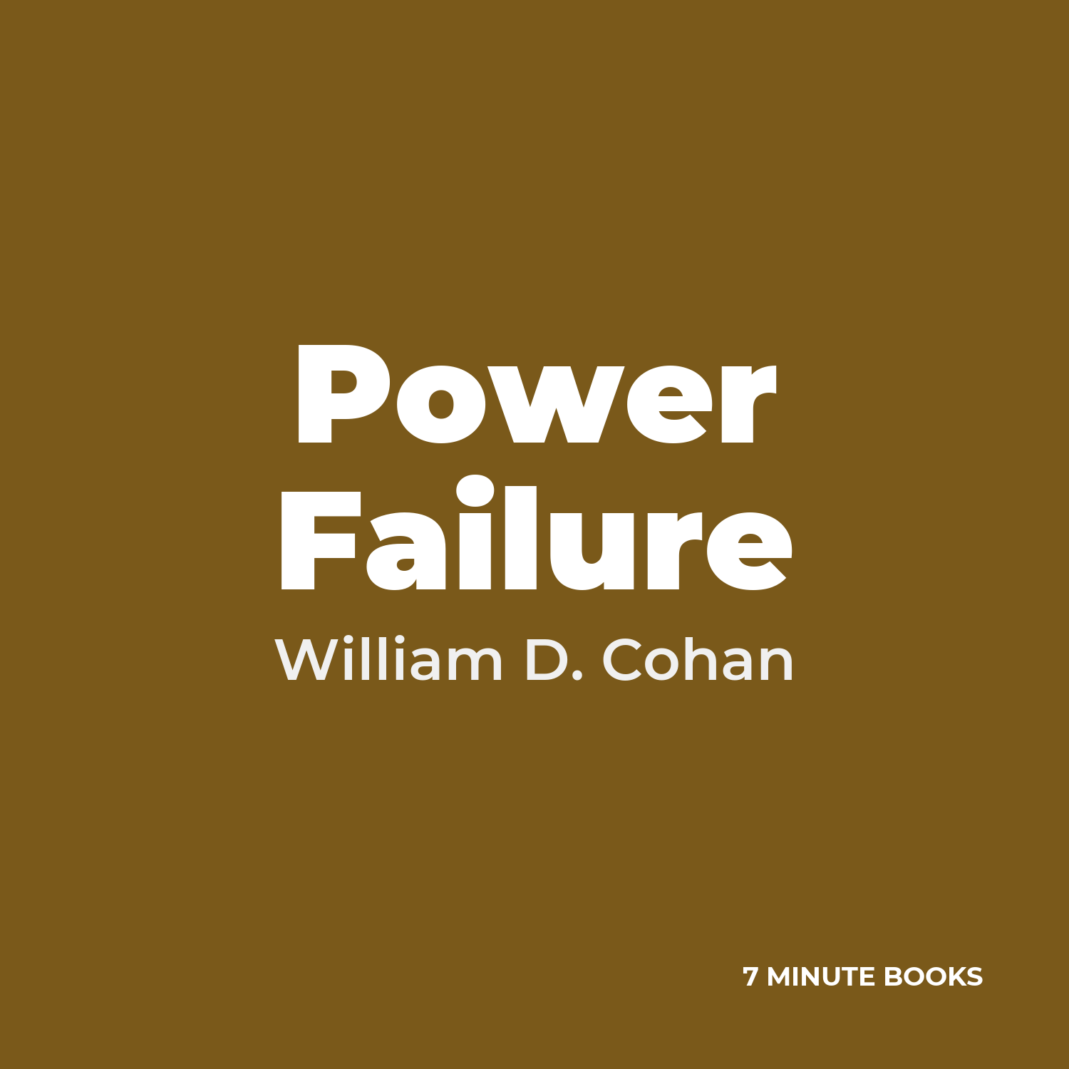Power Failure cover