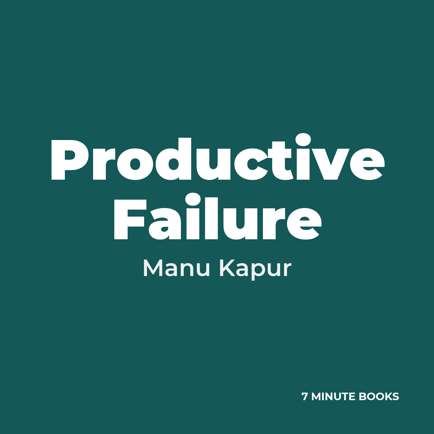Productive Failure cover