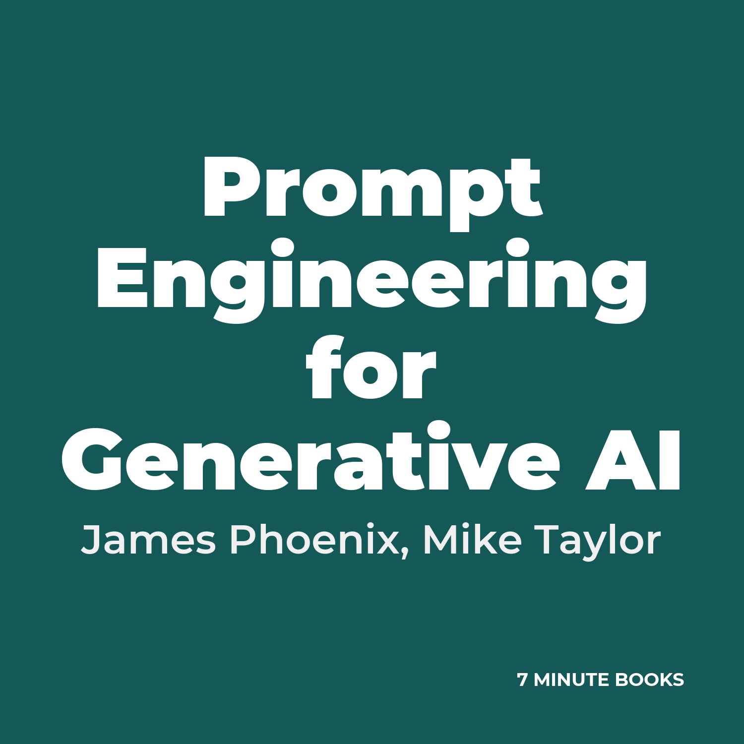 Prompt Engineering for Generative AI cover