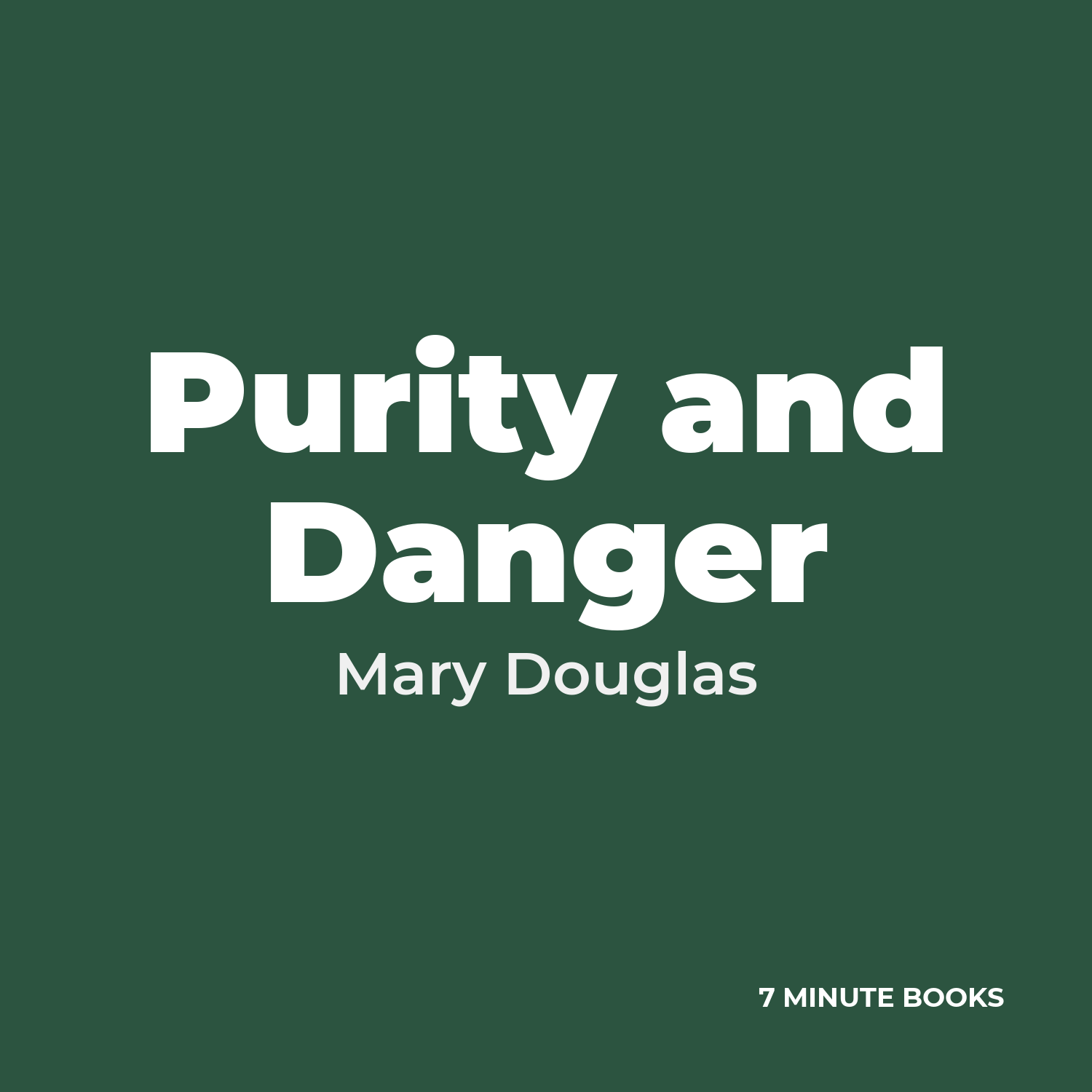 Purity and Danger cover