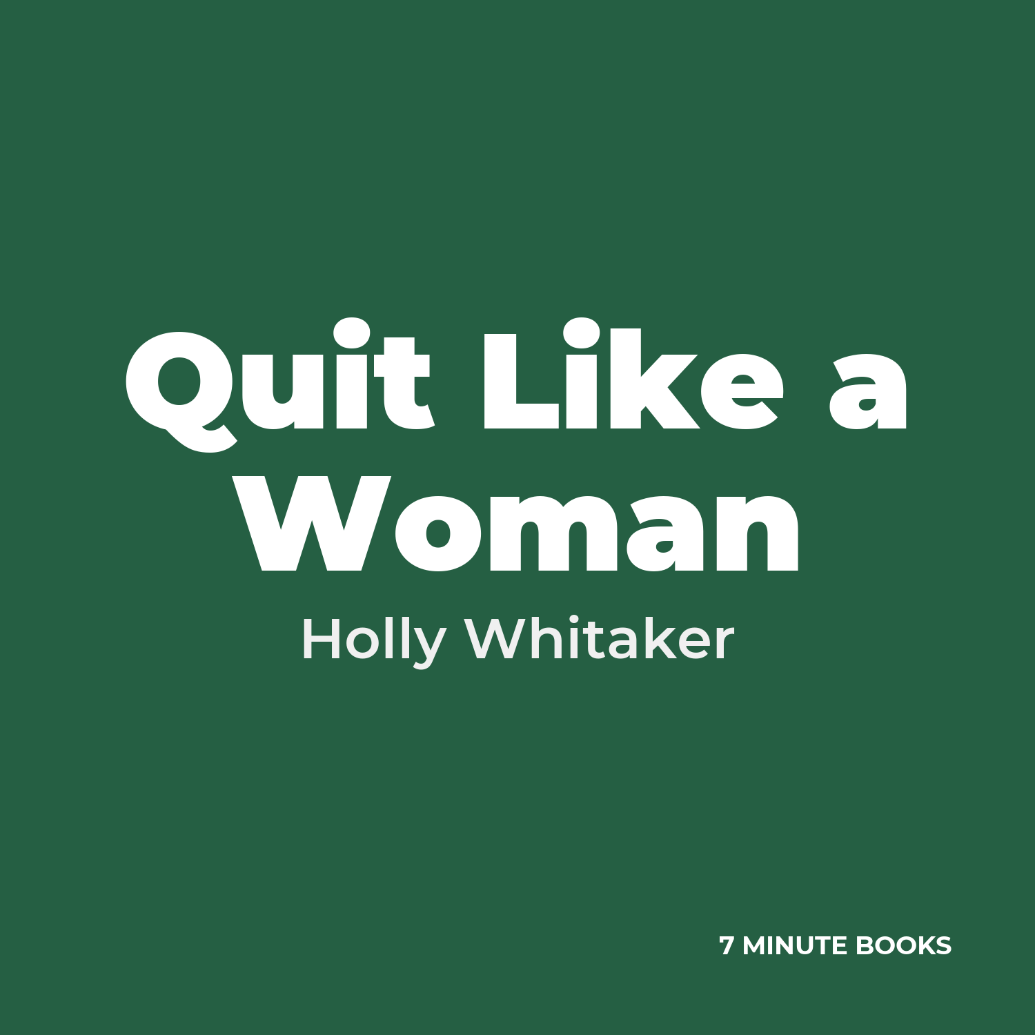 Quit Like a Woman cover