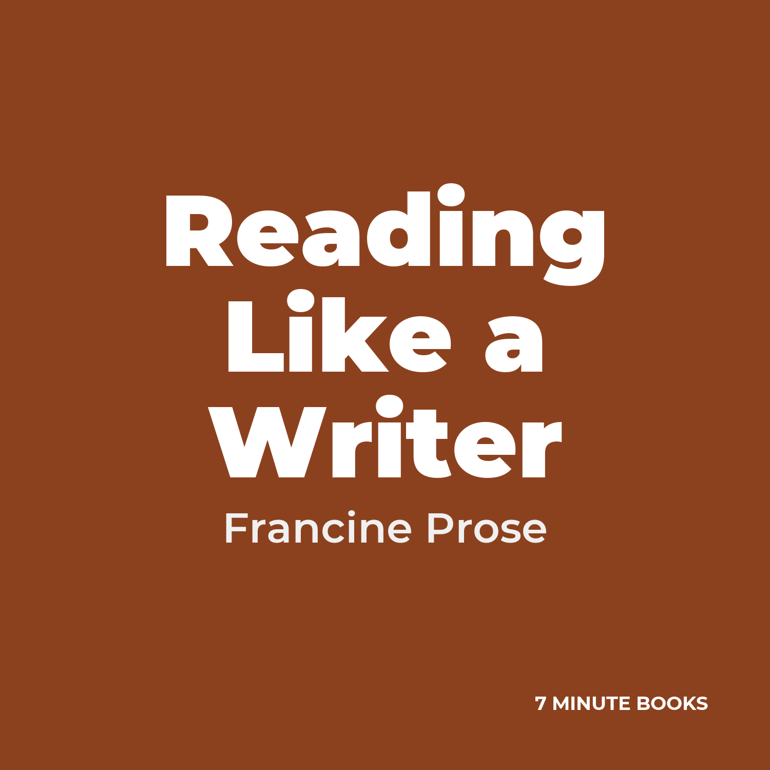 Reading Like a Writer cover