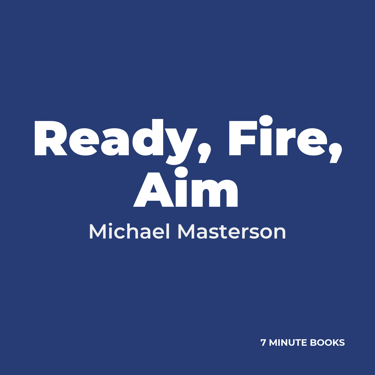 Ready, Fire, Aim cover
