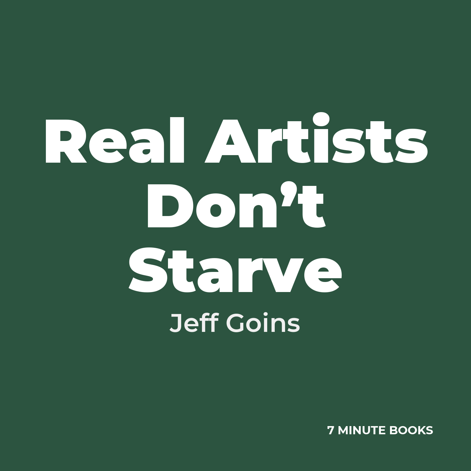 Real Artists Don’t Starve cover
