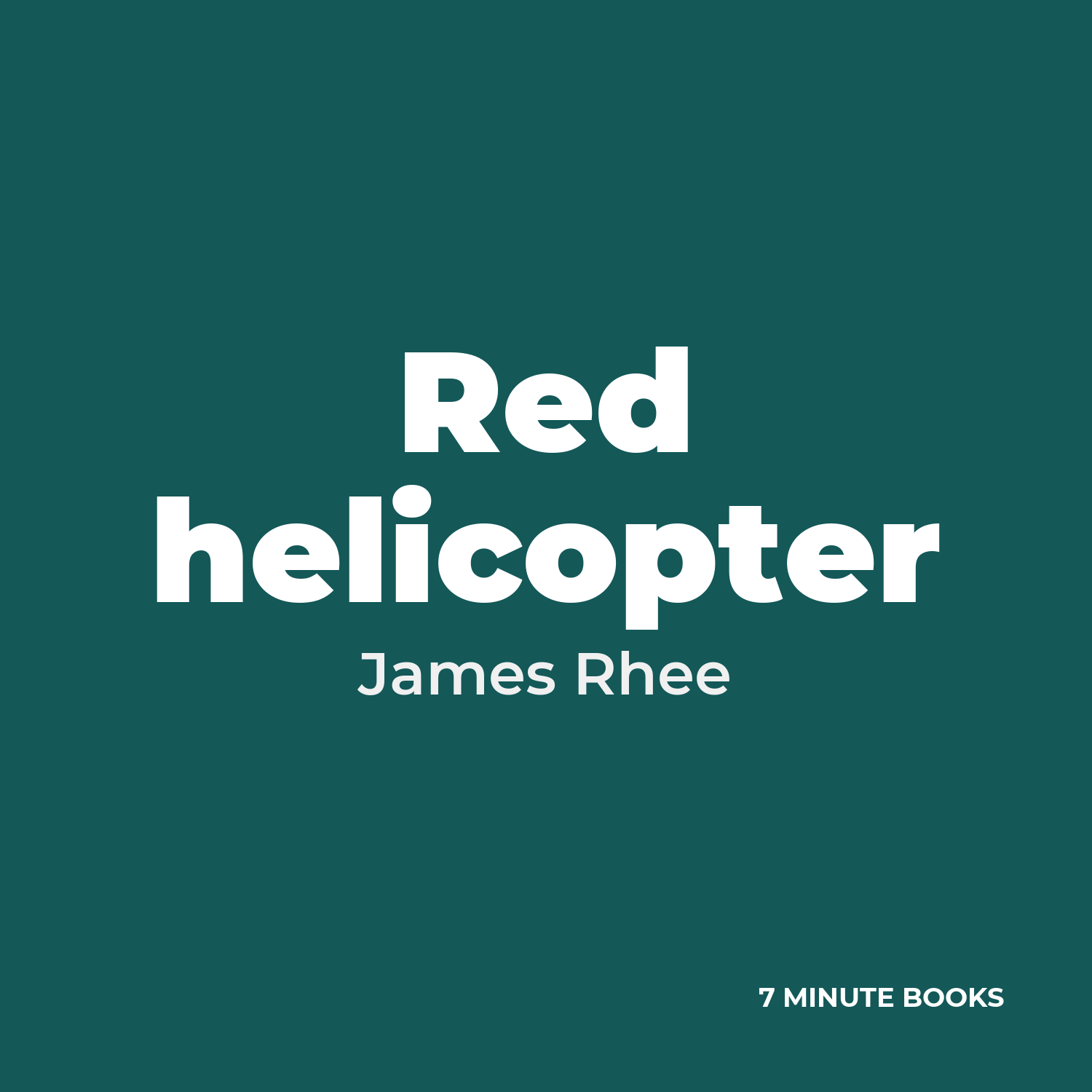 Red helicopter — by James Rhee