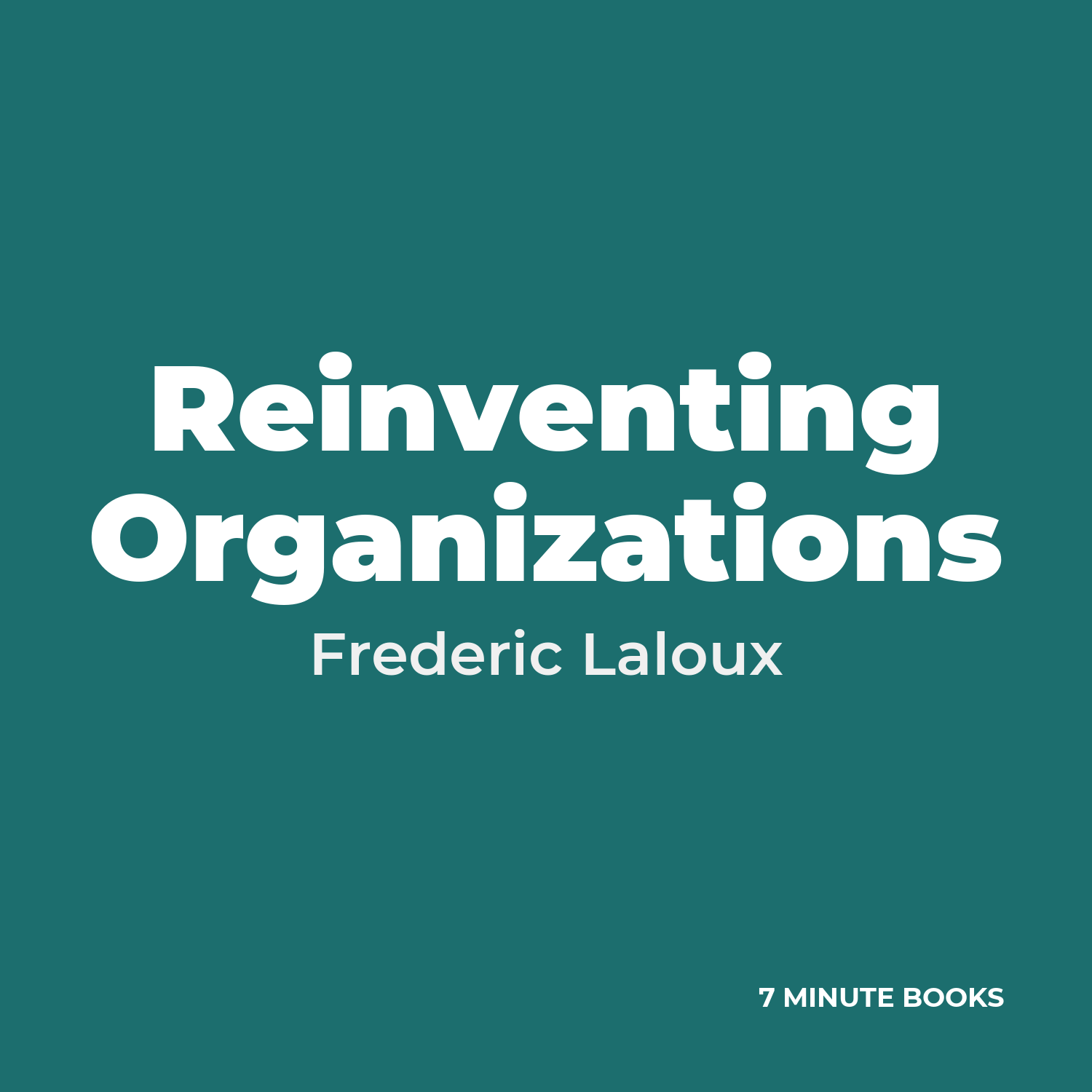 Reinventing Organizations cover
