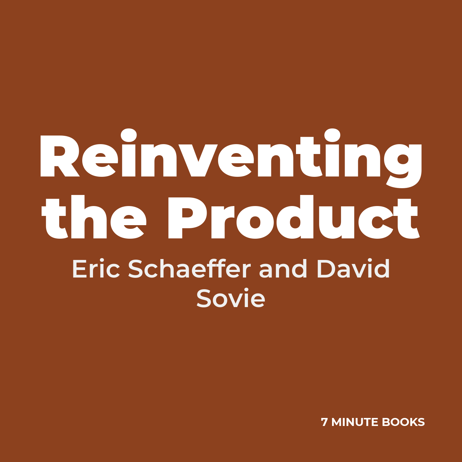 Reinventing the Product cover