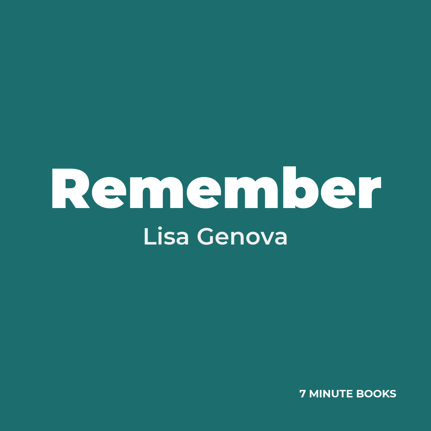 Remember cover