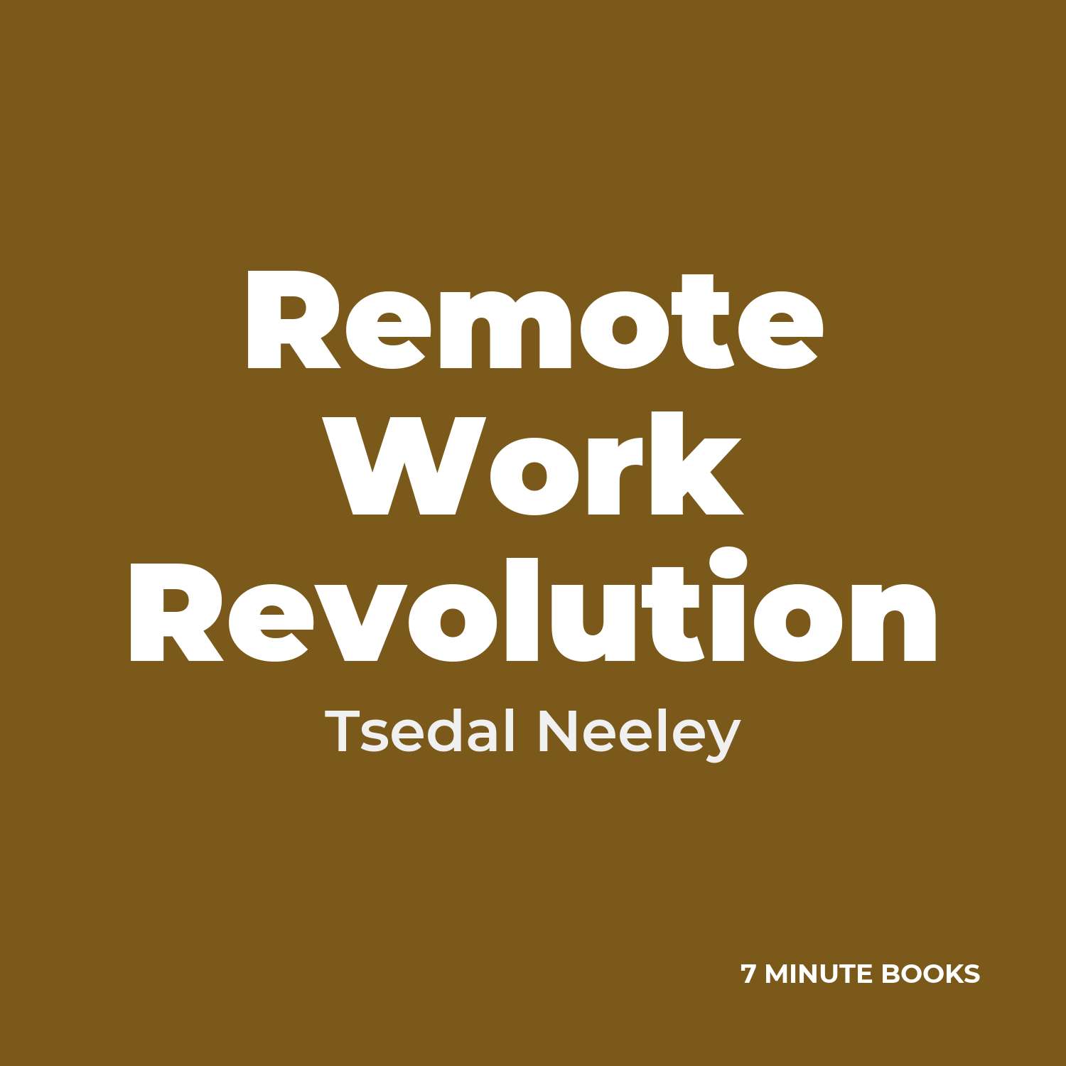 Remote Work Revolution cover