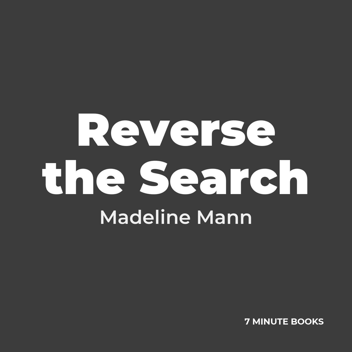Reverse the Search cover