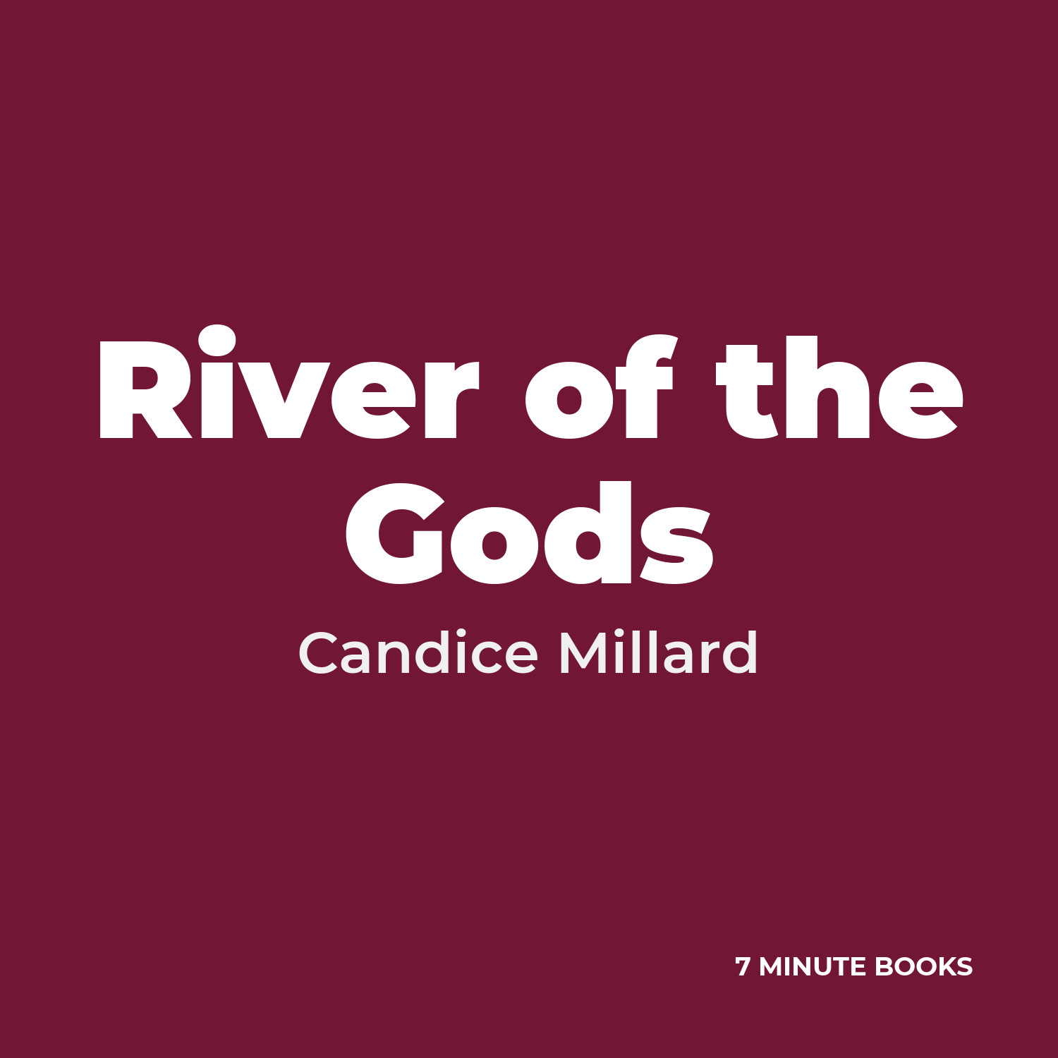 River of the Gods cover