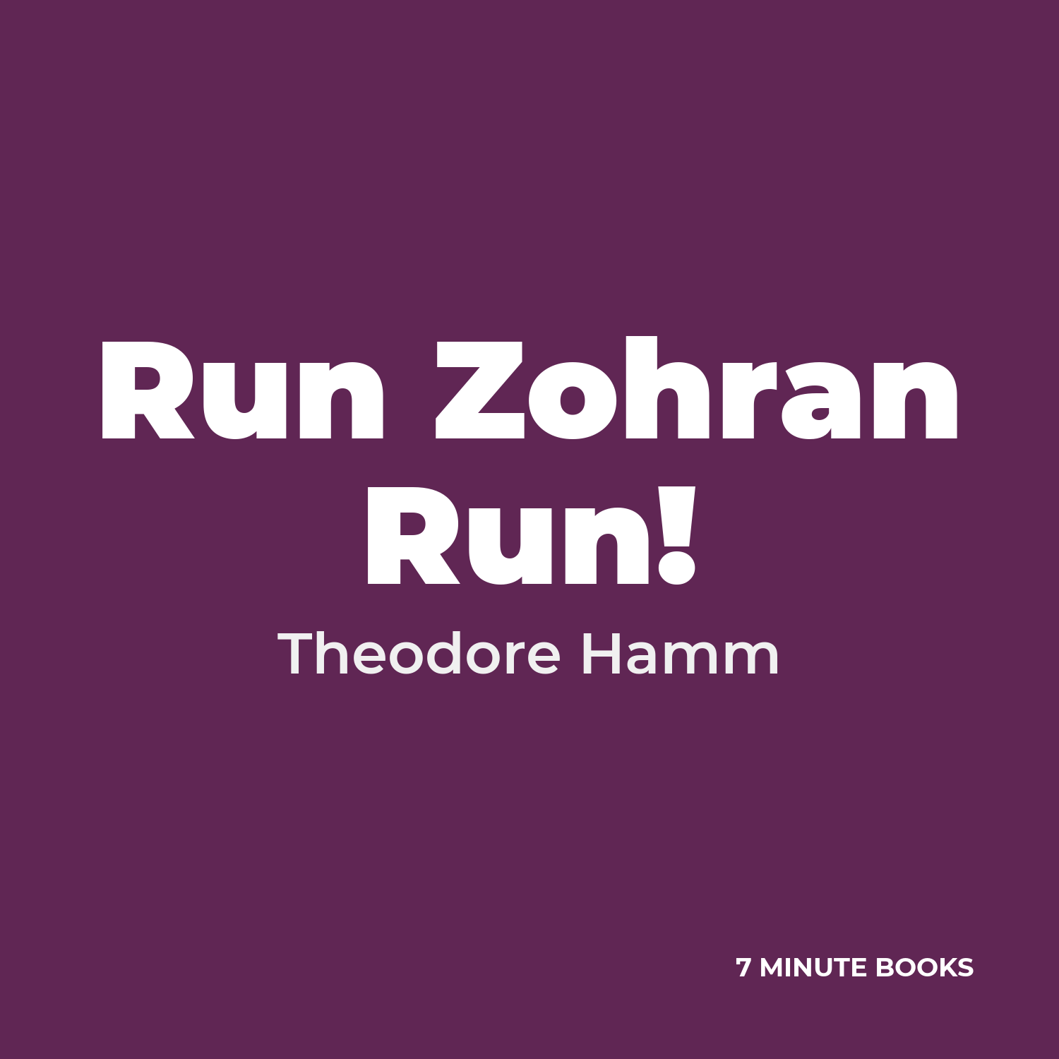 Run Zohran Run! cover