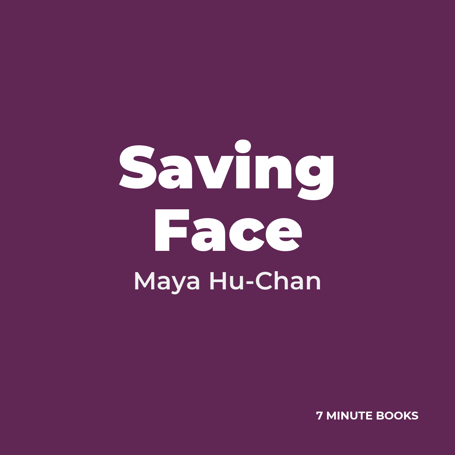 Saving Face cover