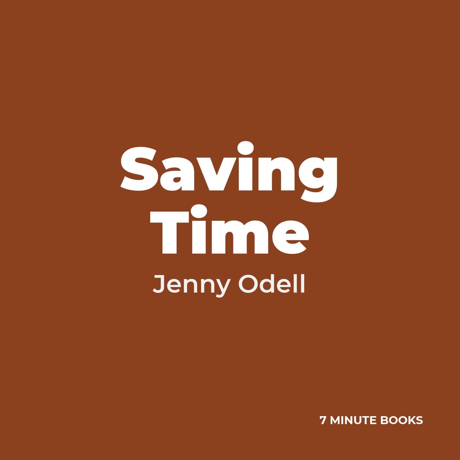 Saving Time cover