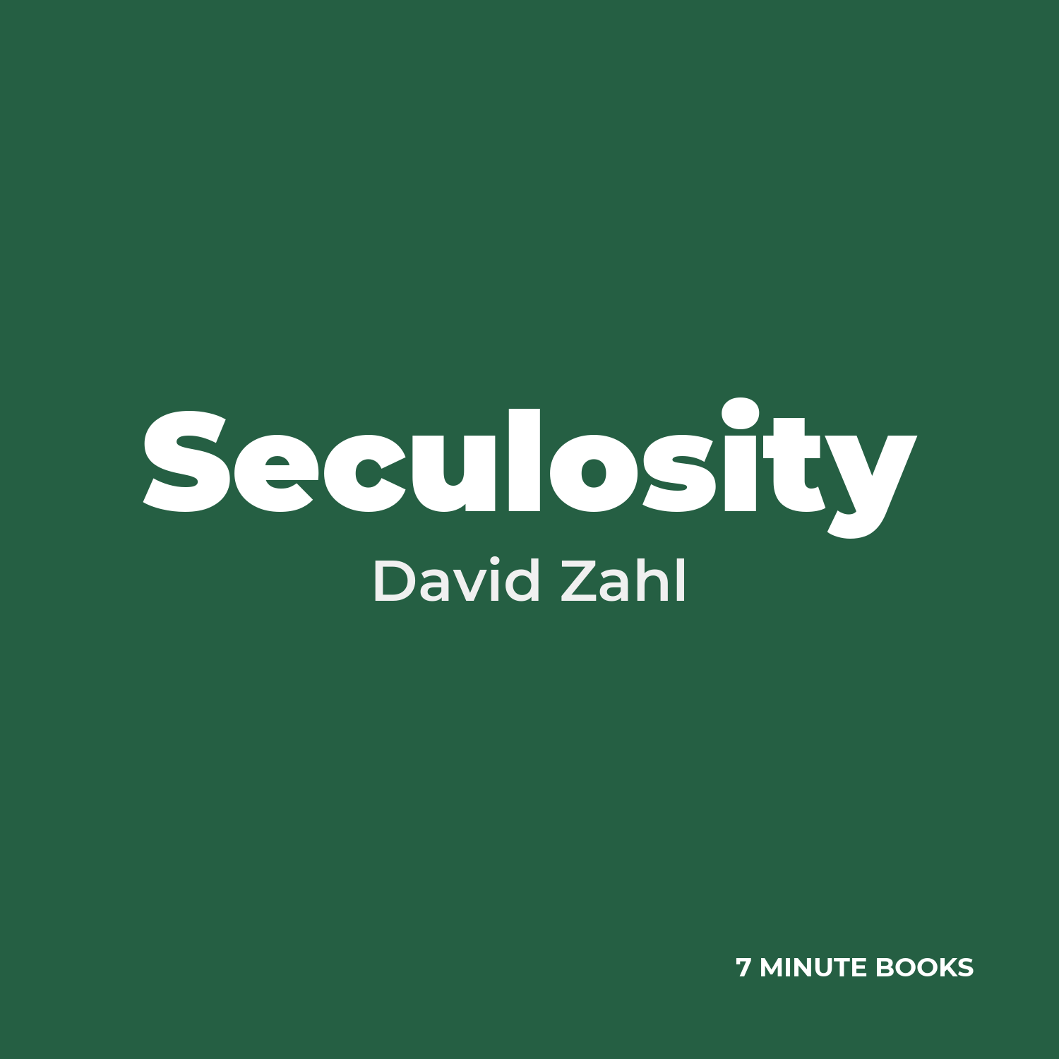 Seculosity cover