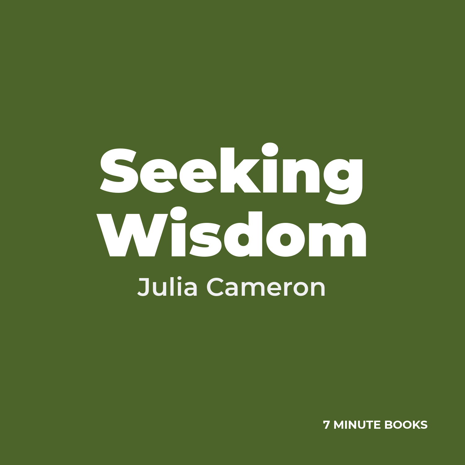 Seeking Wisdom cover
