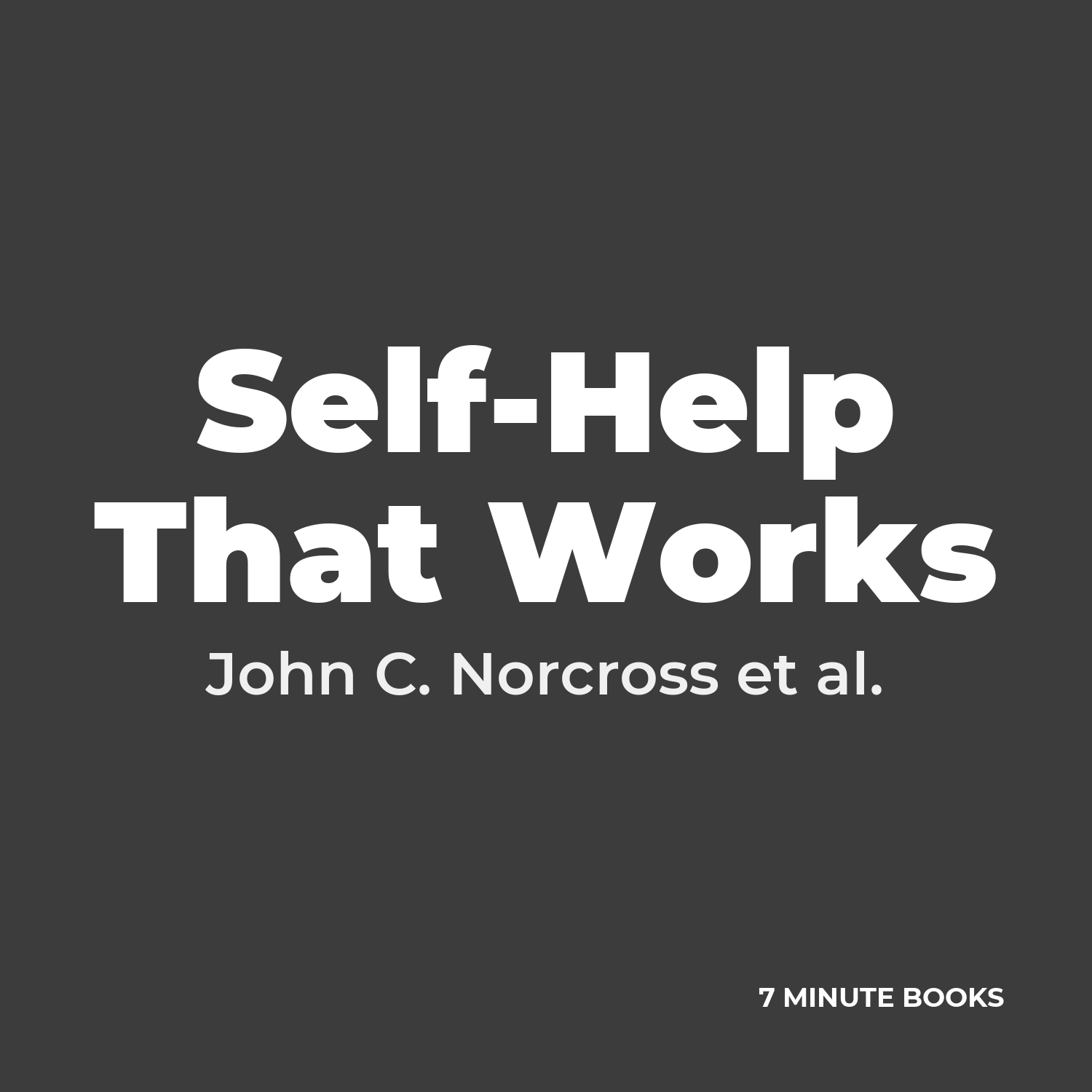 Self-Help That Works cover