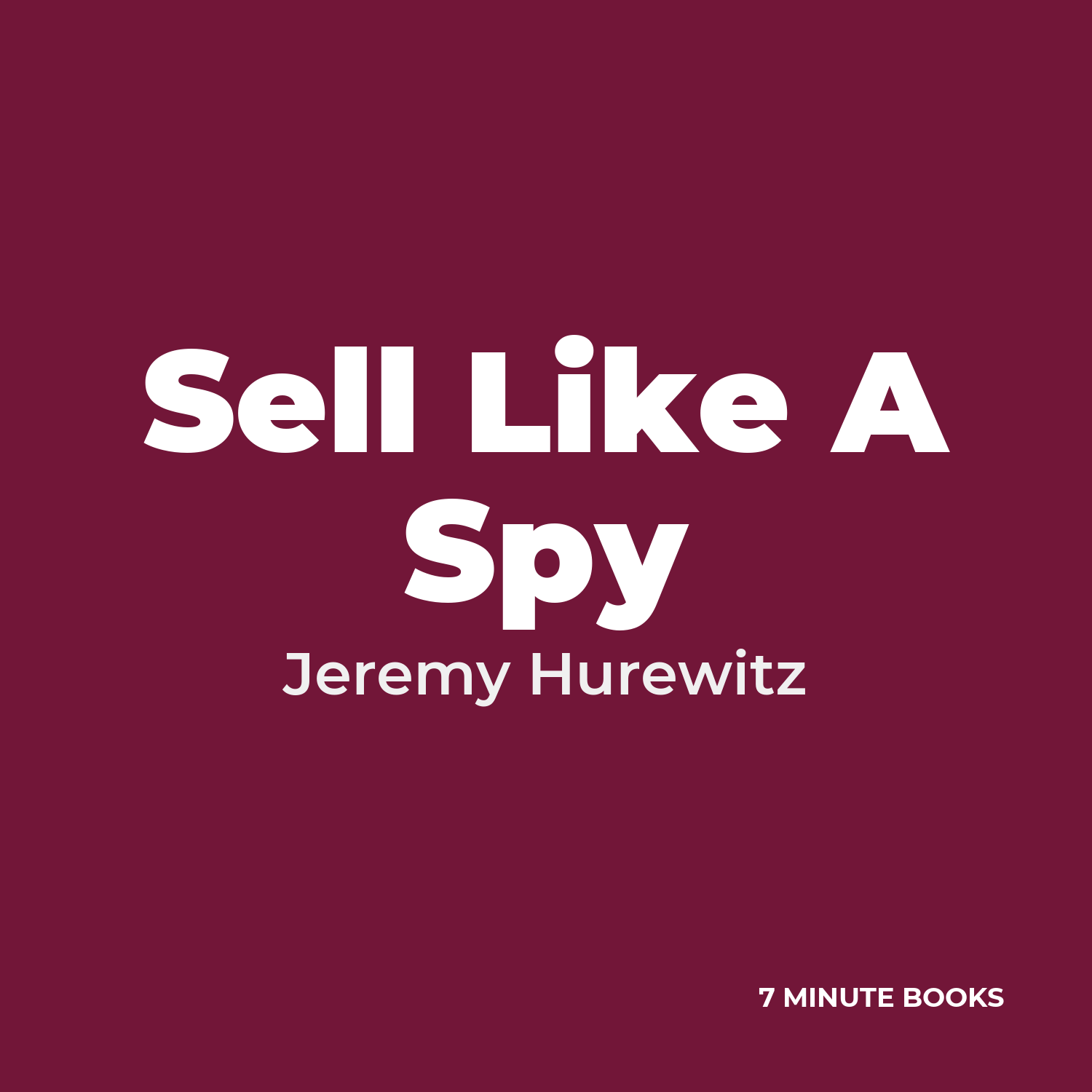 Sell Like A Spy cover
