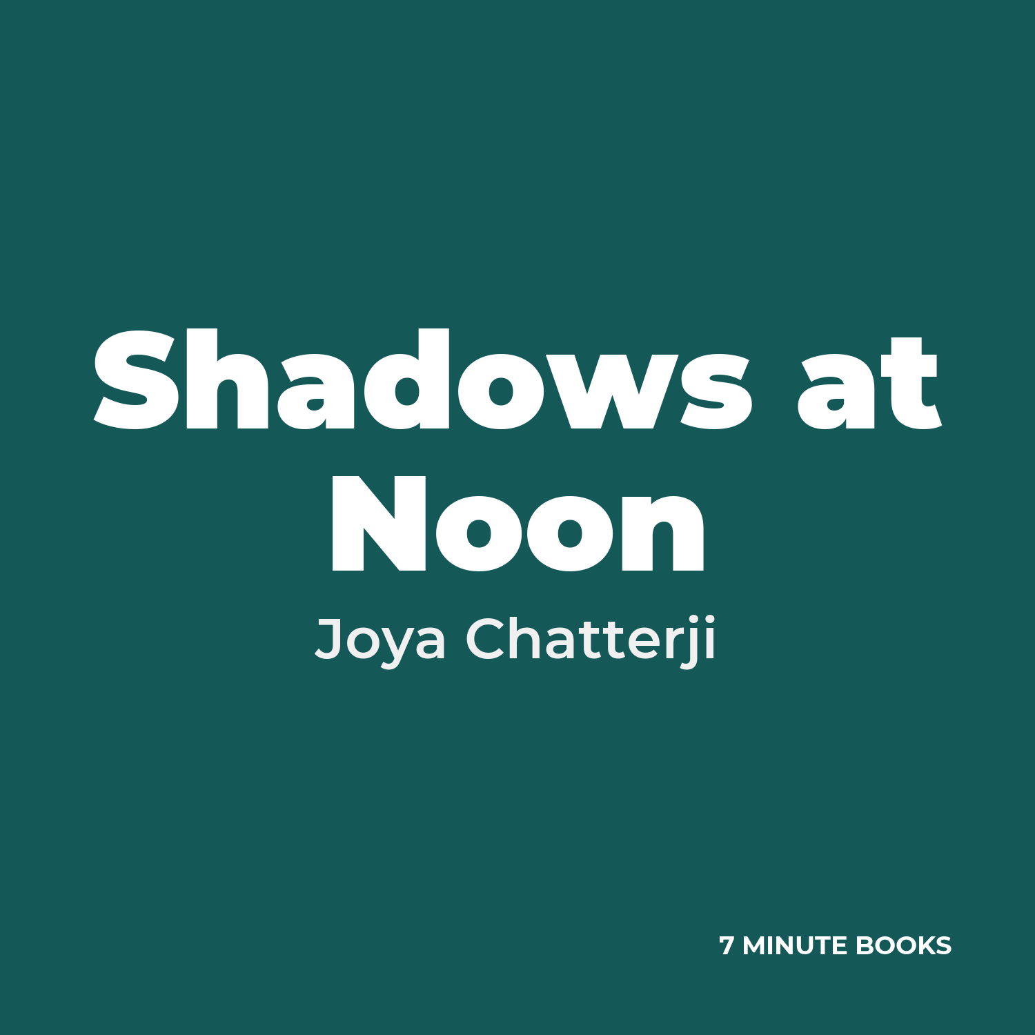 Shadows at Noon cover