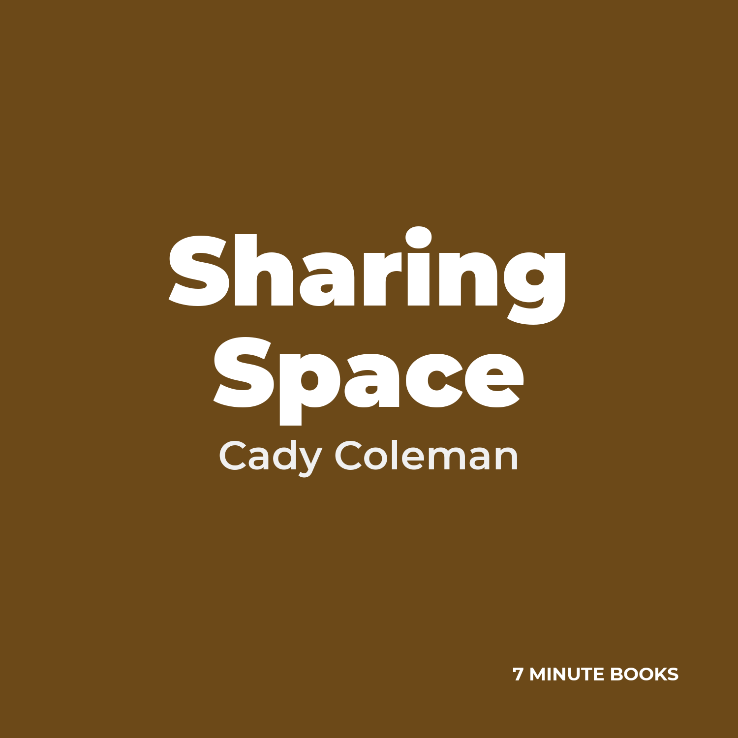 Sharing Space — by Cady Coleman