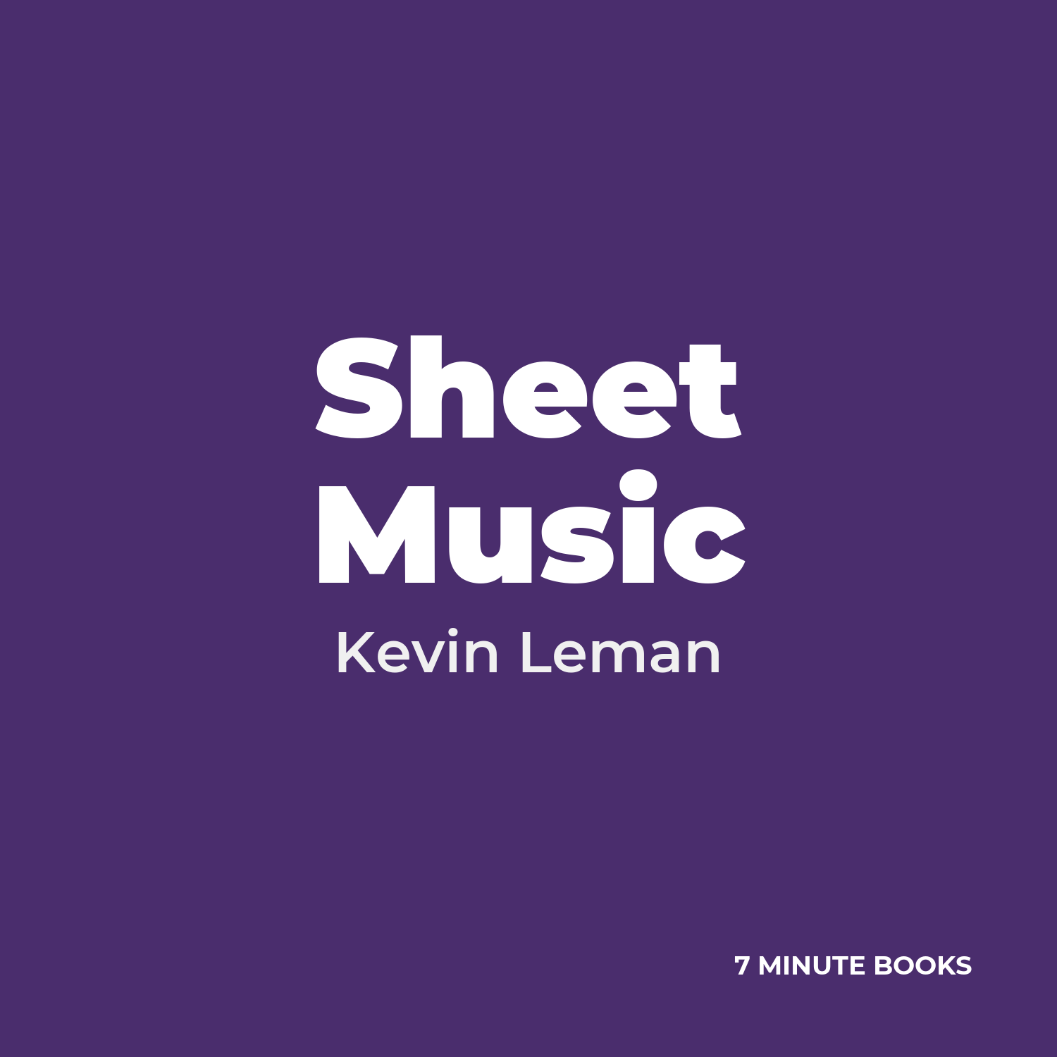 Sheet Music cover
