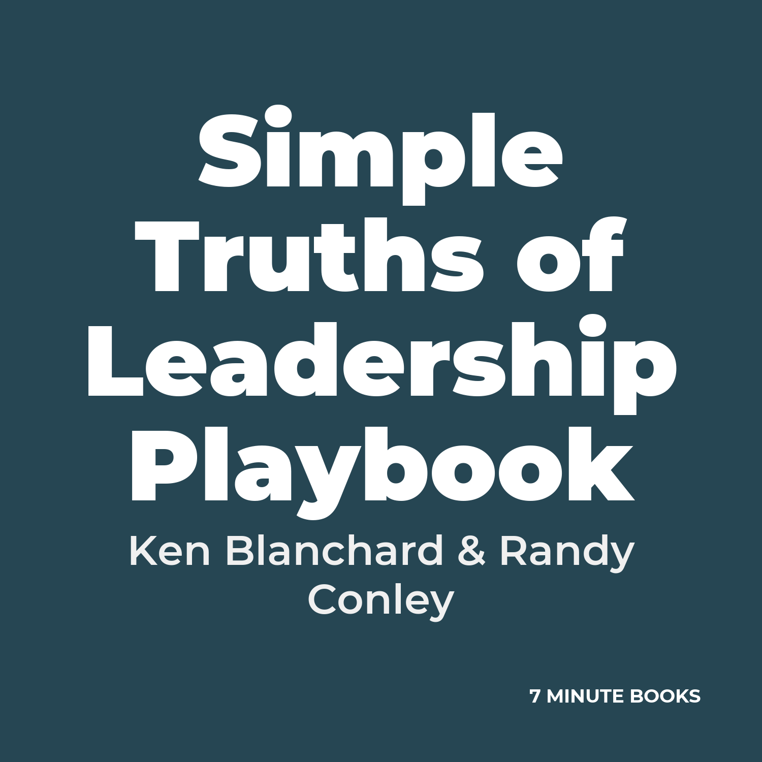 Simple Truths of Leadership Playbook cover