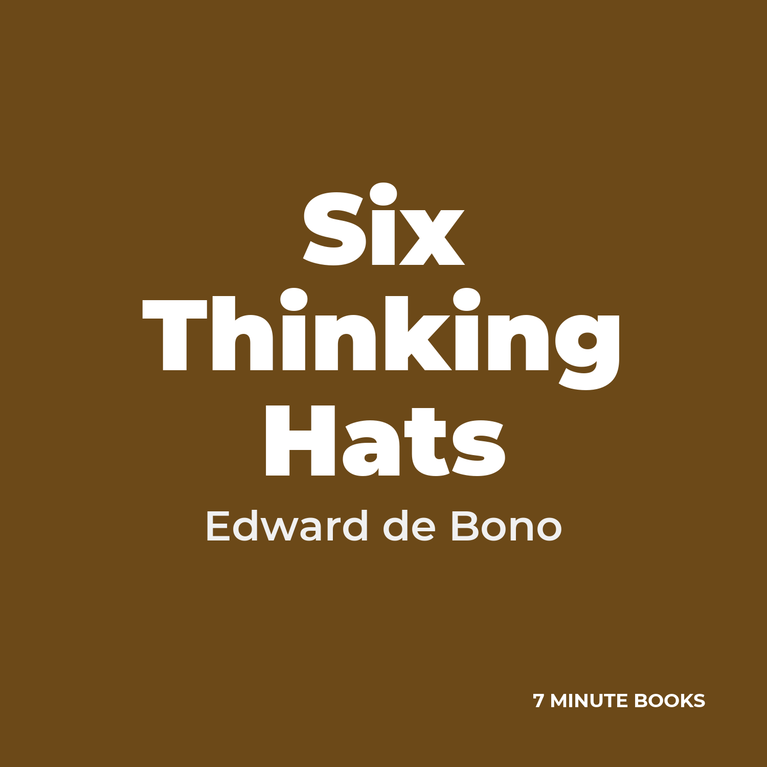 Six Thinking Hats cover