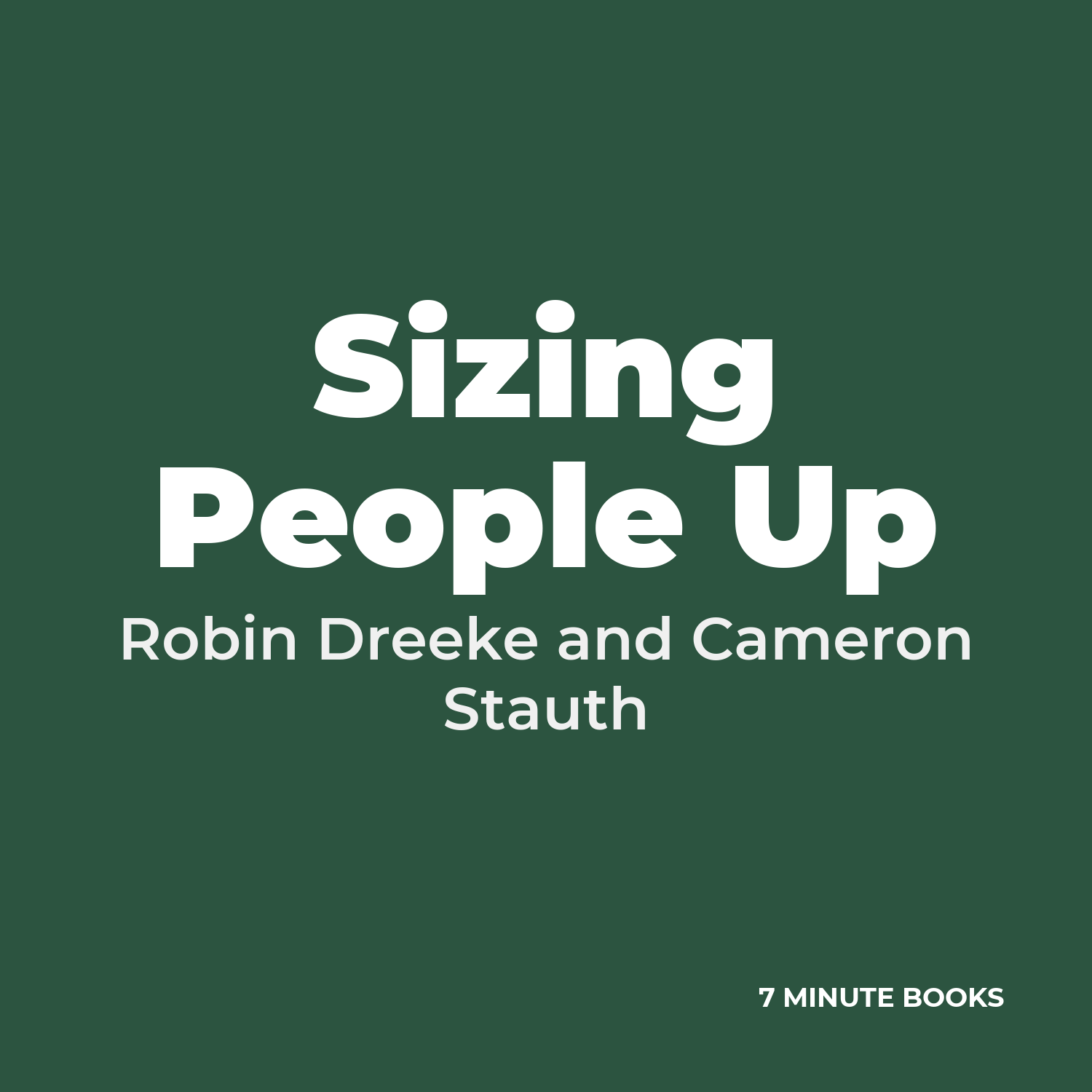 Sizing People Up cover