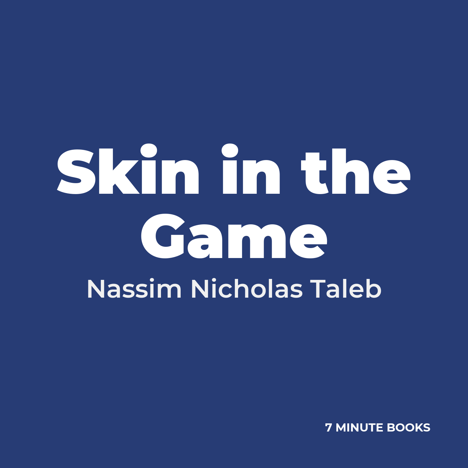 Skin in the Game cover