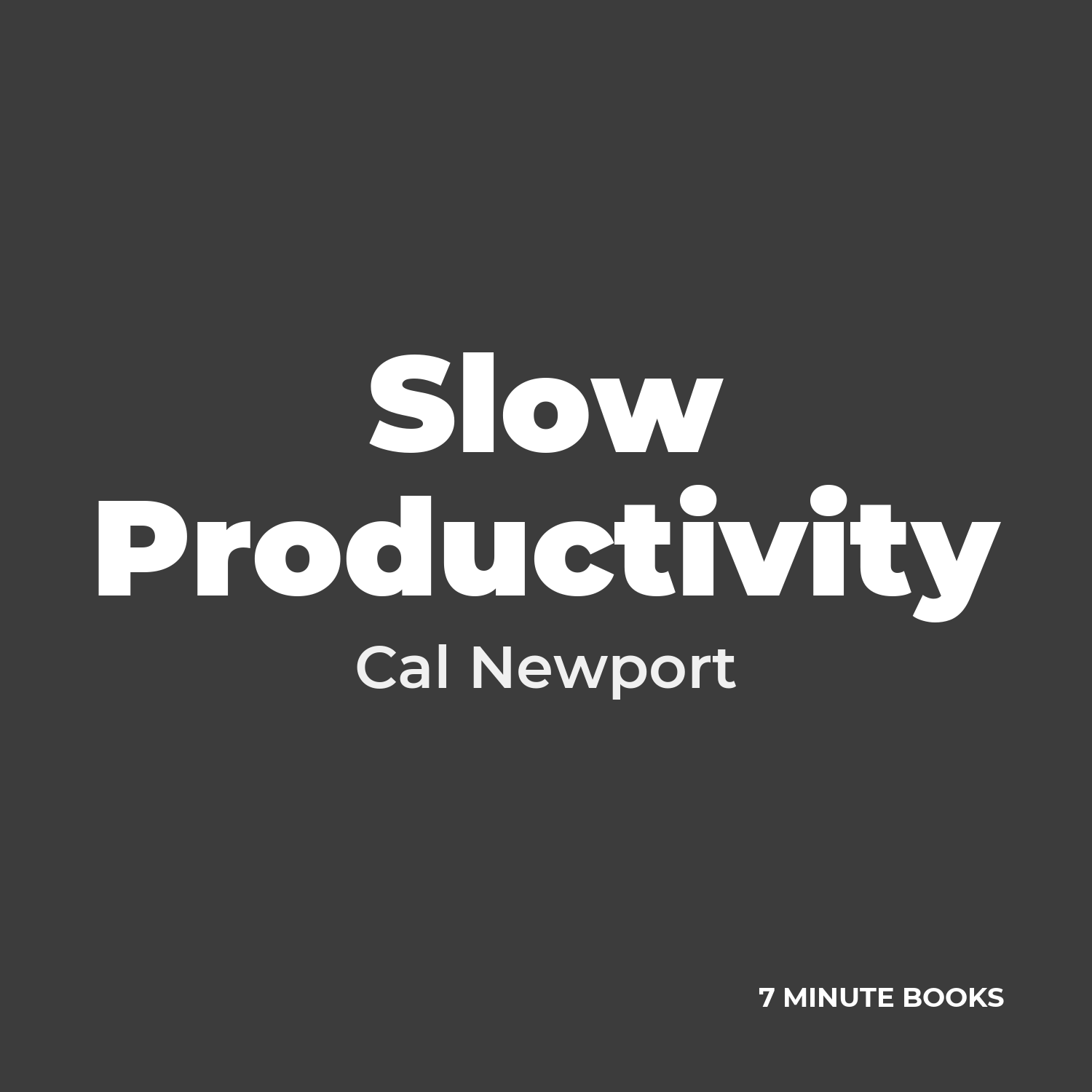 Slow Productivity cover