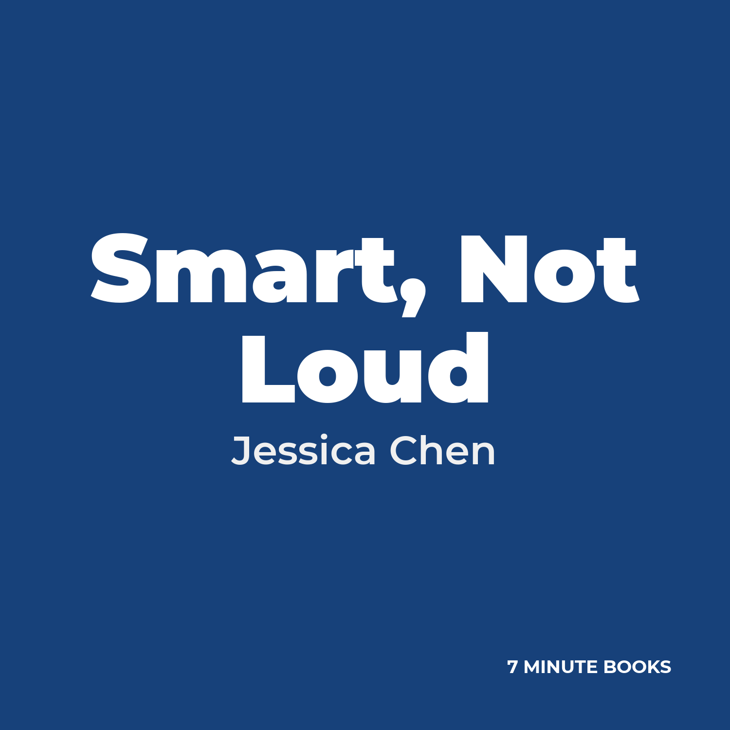 Smart, Not Loud cover