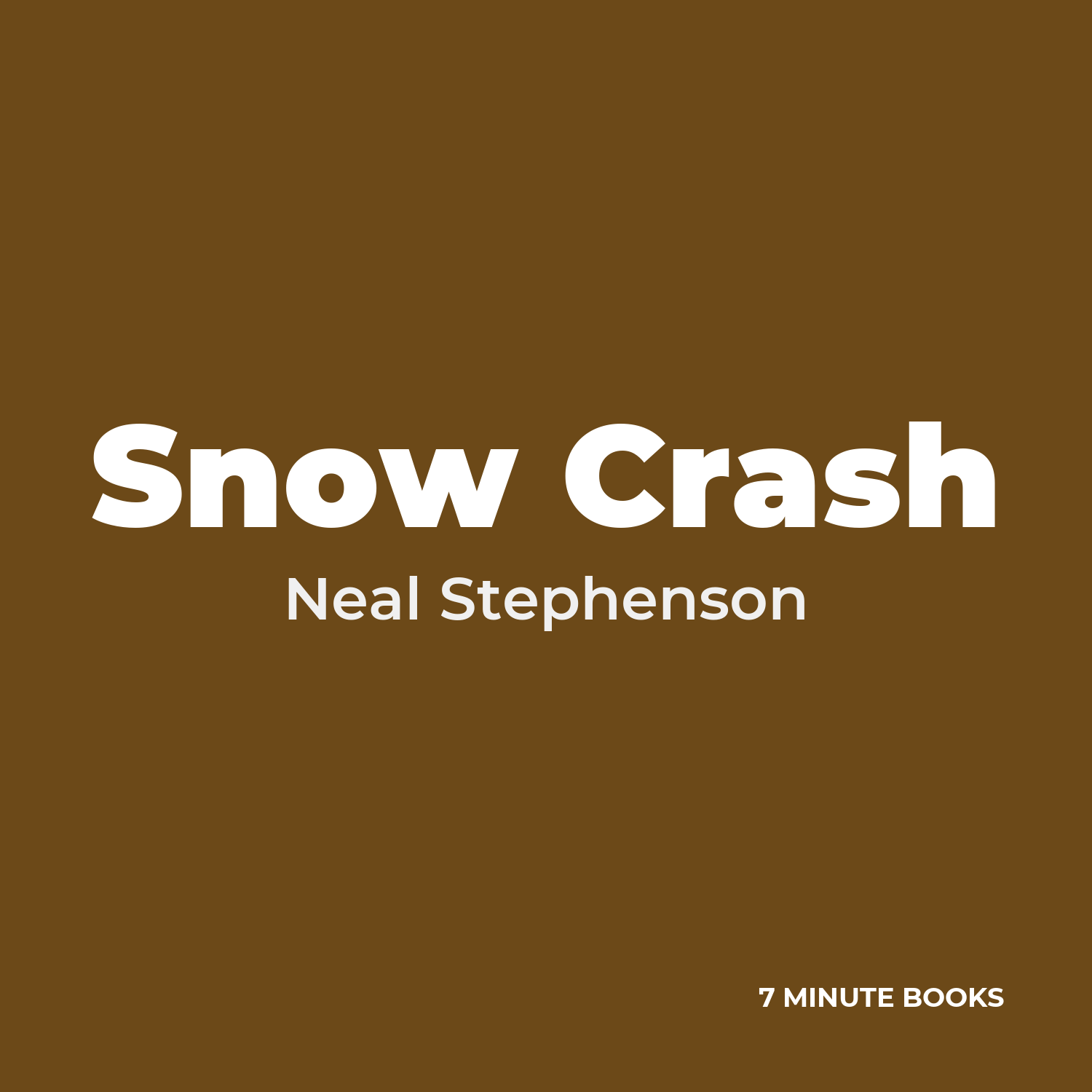 Snow Crash cover