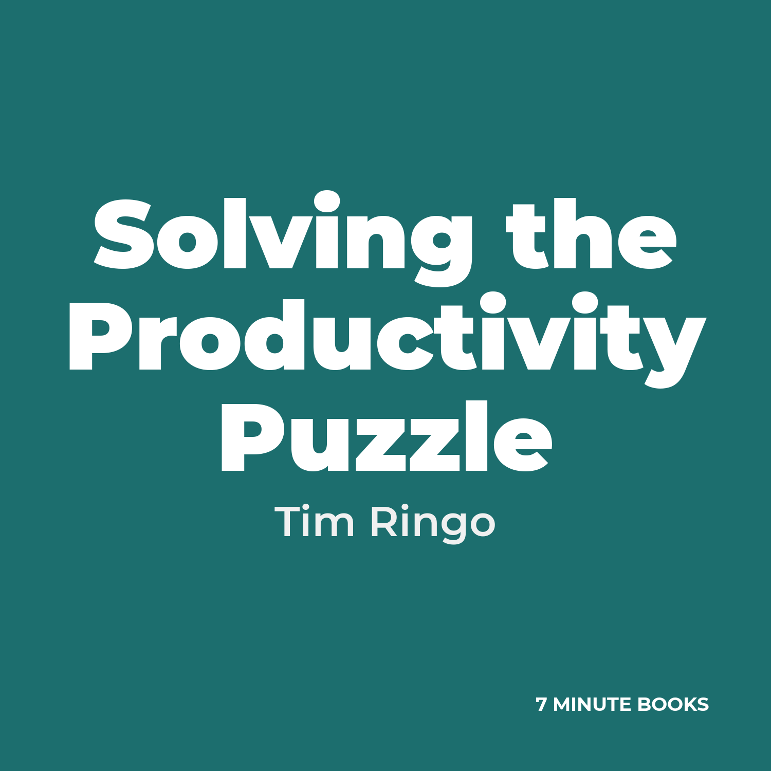 Solving the Productivity Puzzle cover