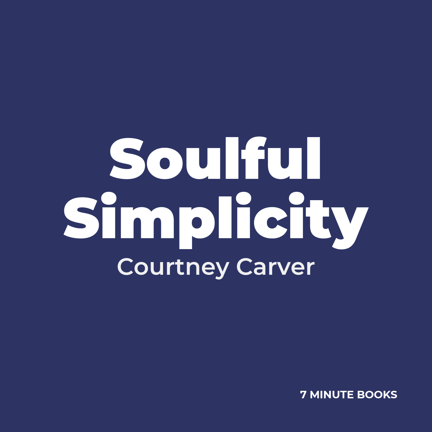 Soulful Simplicity cover