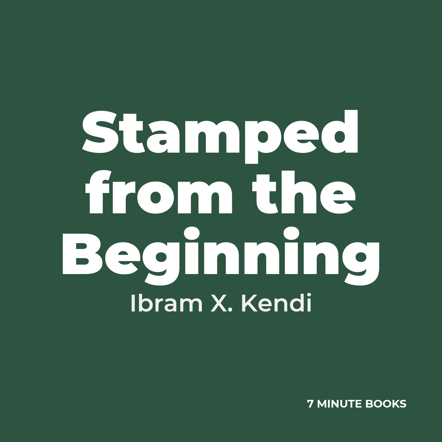 Stamped from the Beginning cover