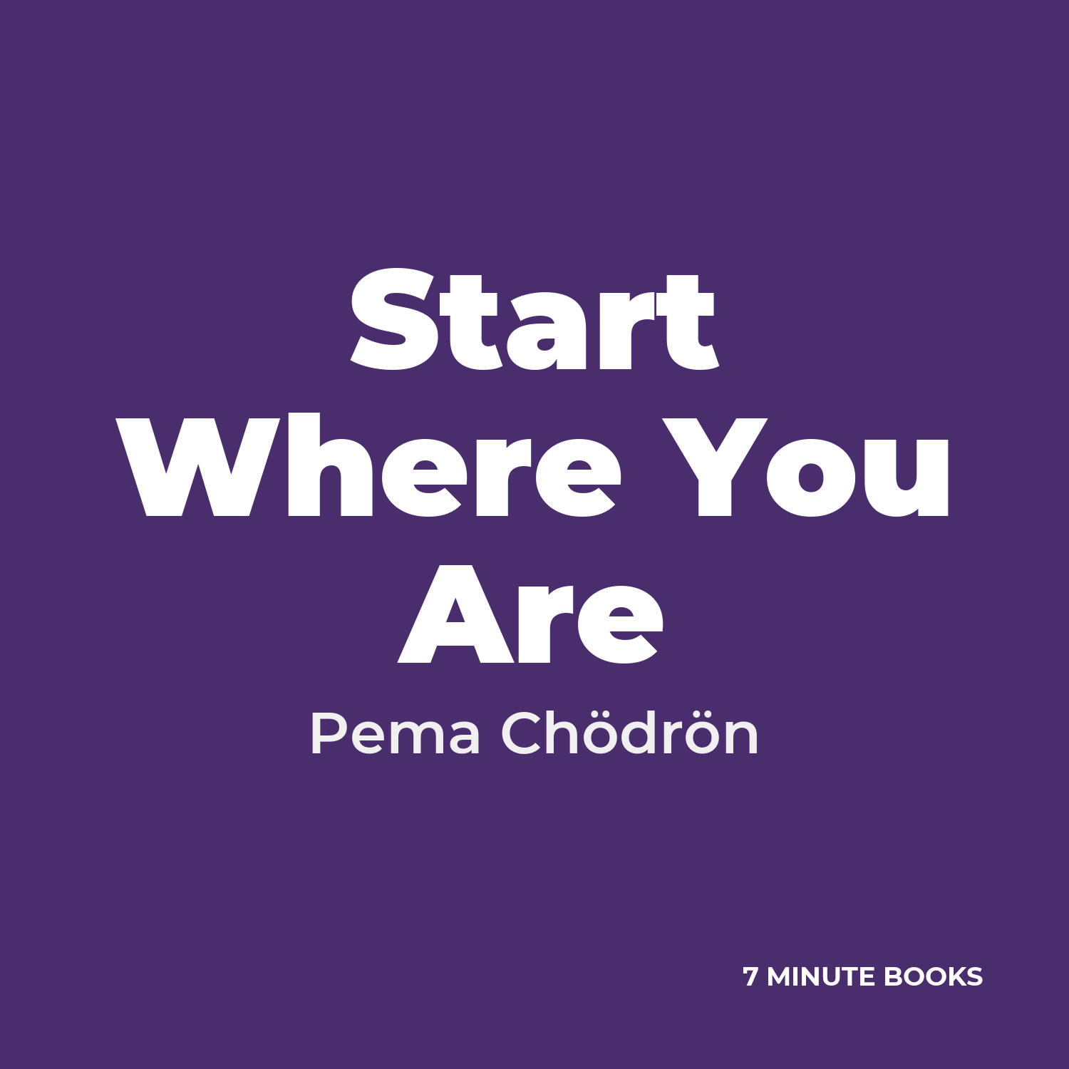 Start Where You Are cover
