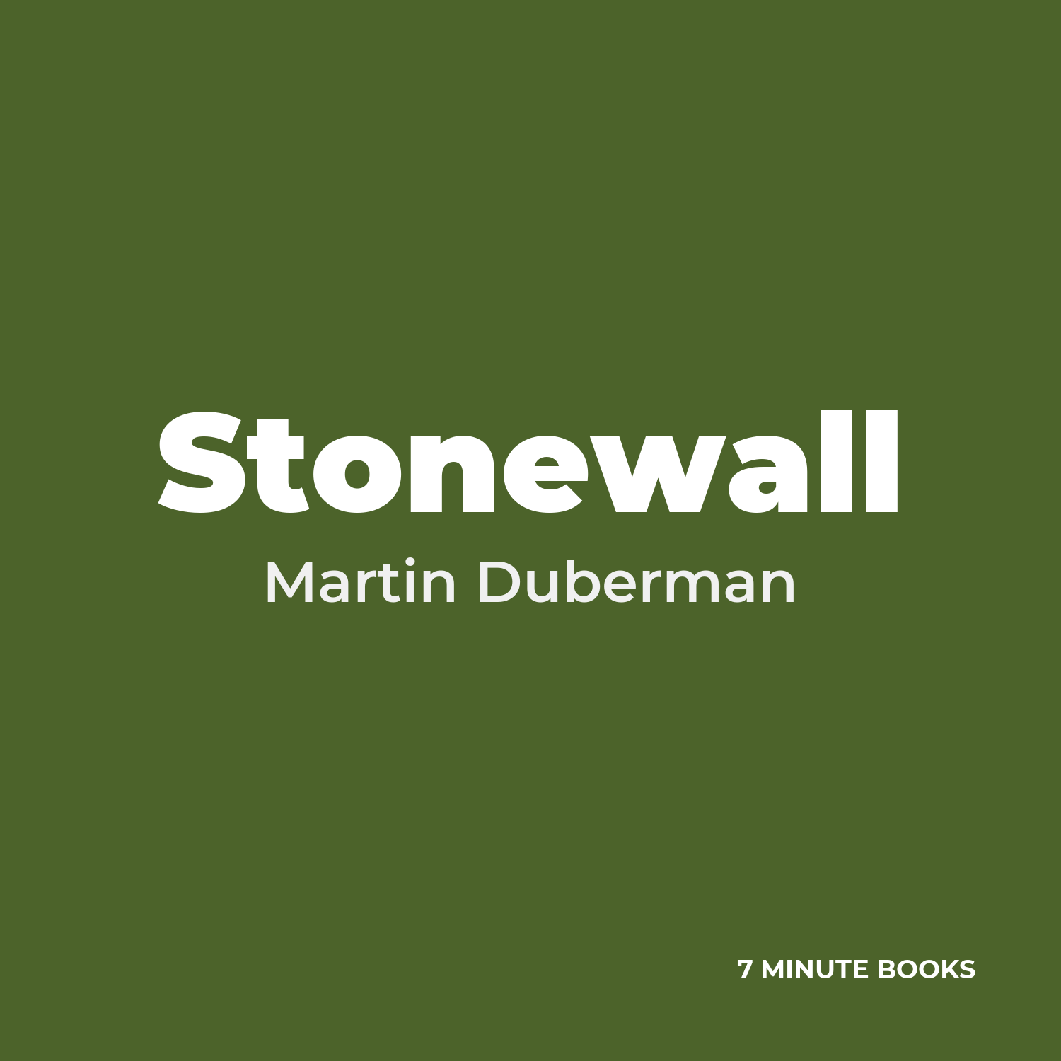 Stonewall cover