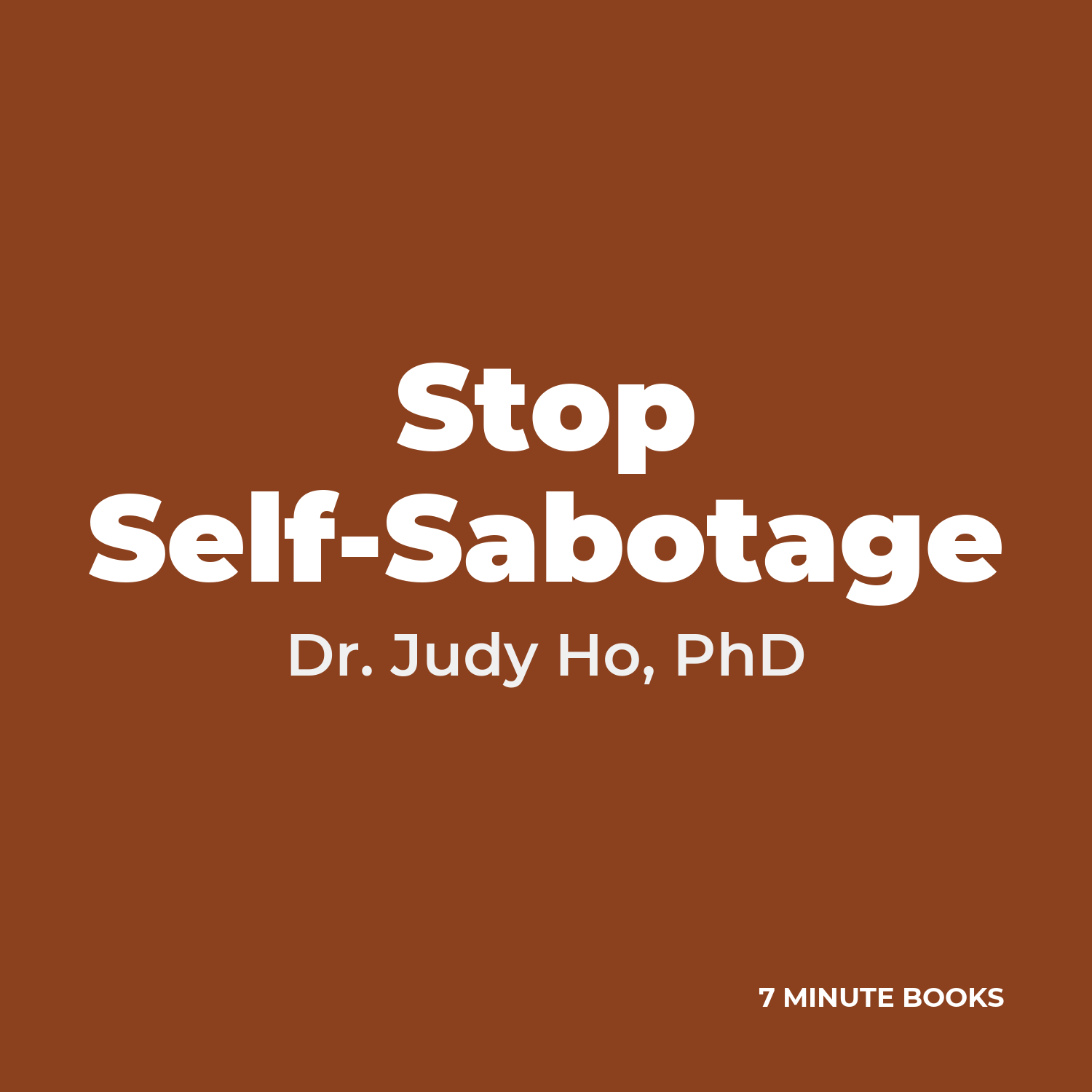 Stop Self-Sabotage cover